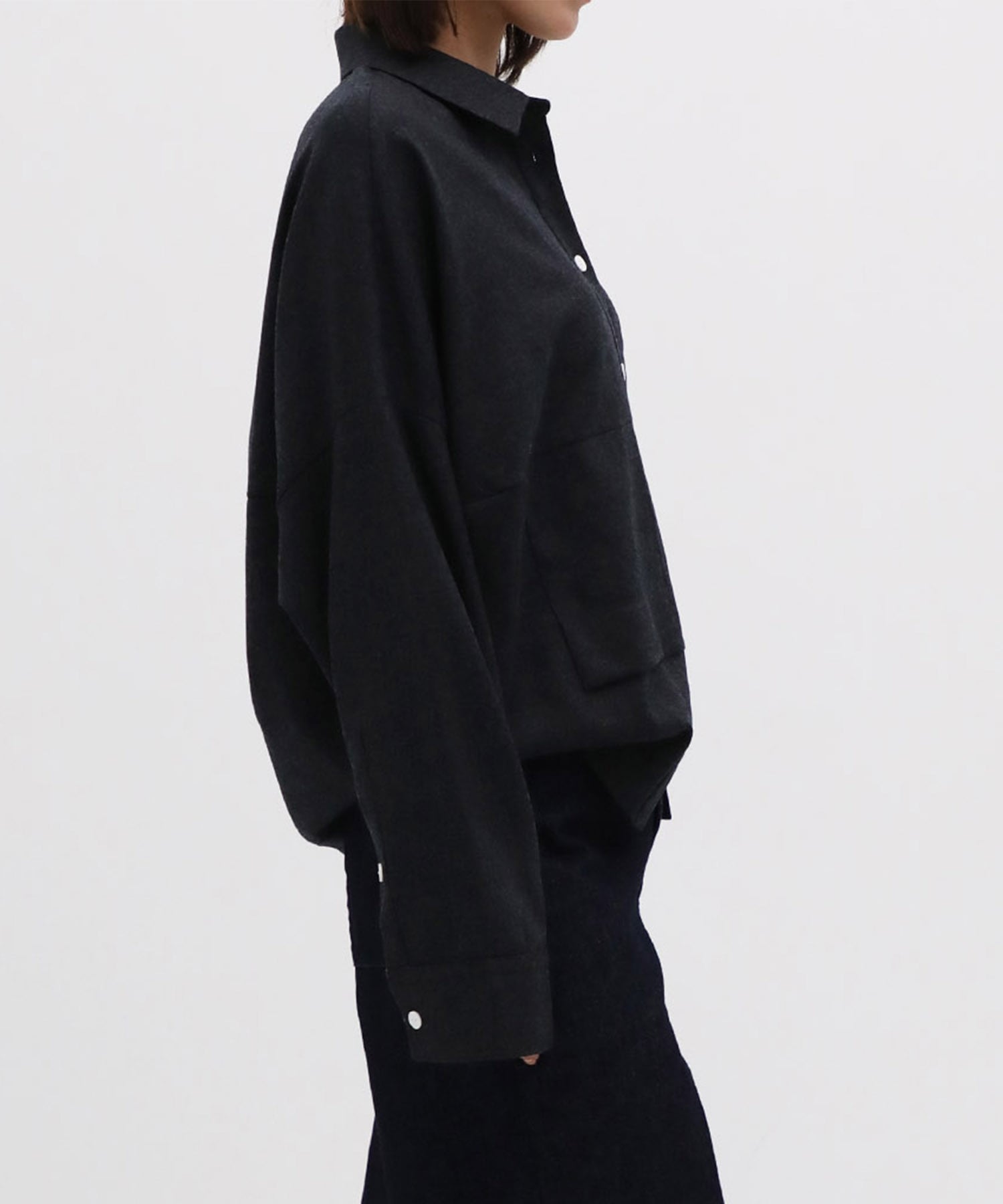 SYMMETRY CROPPED SHIRT ENFOLD