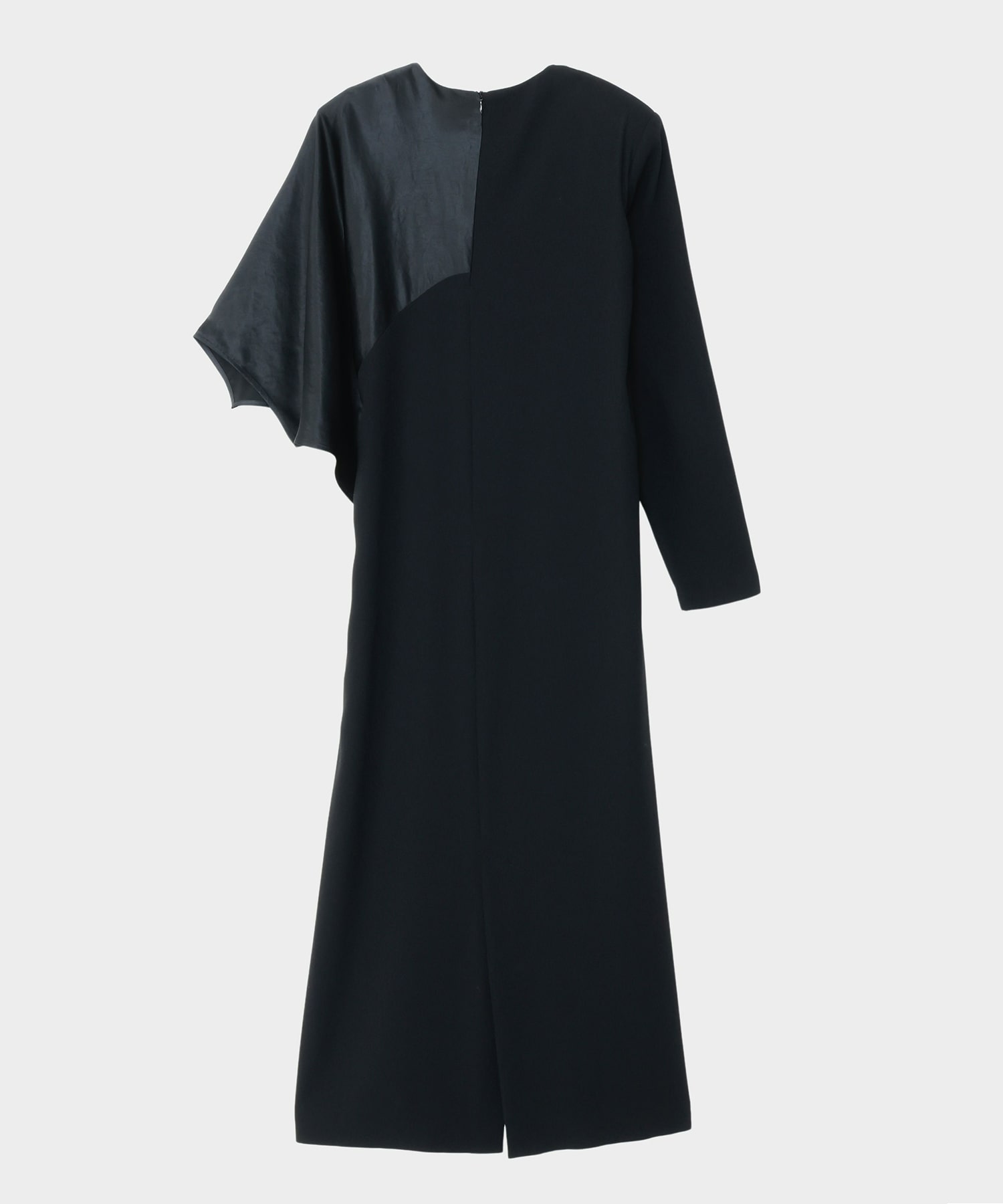 BLACK FORMAL ASYMMETRY DRESS CINOH