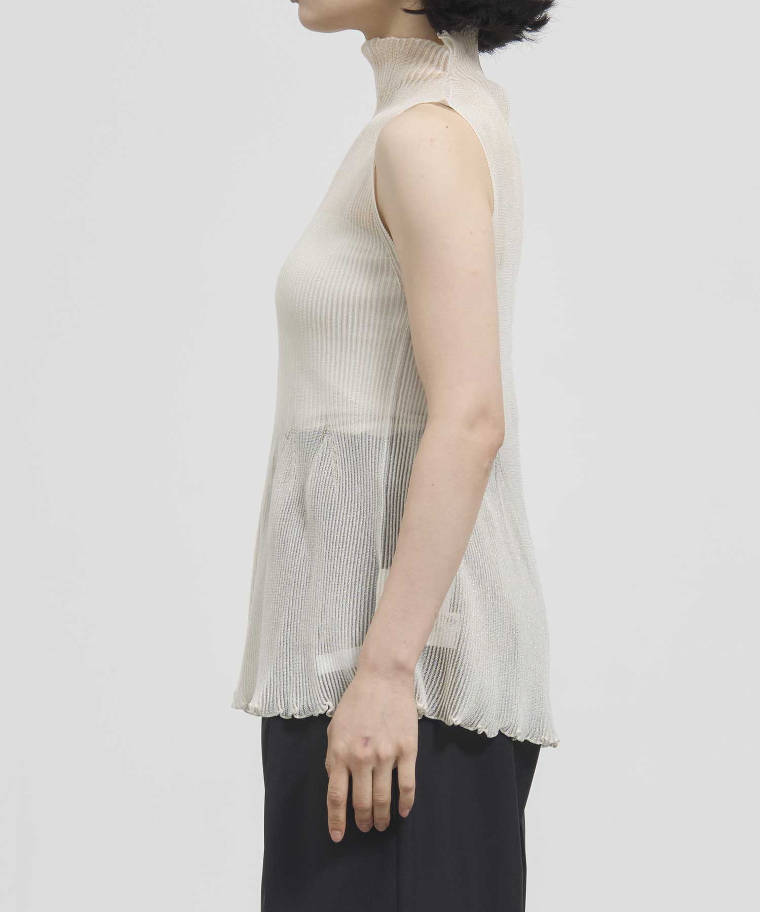 HYPHA LUCENT GLITTER SLEEVELESS TOP CFCL