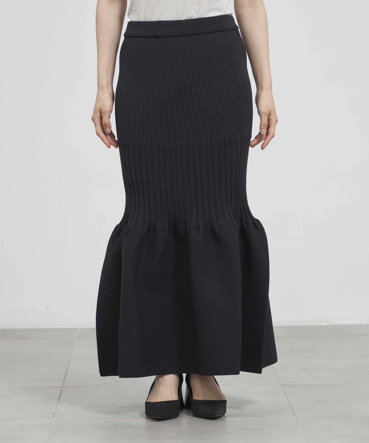 FLUTED MERMAID SKIRT CFCL
