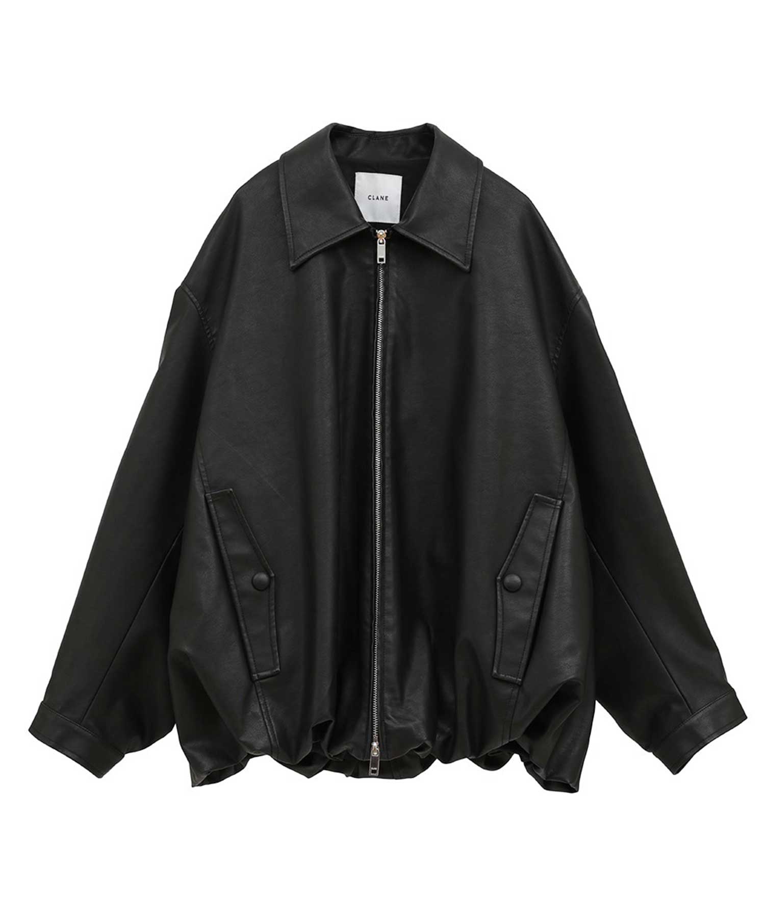 FAKE LEATHER BALLOON JACKET CLANE