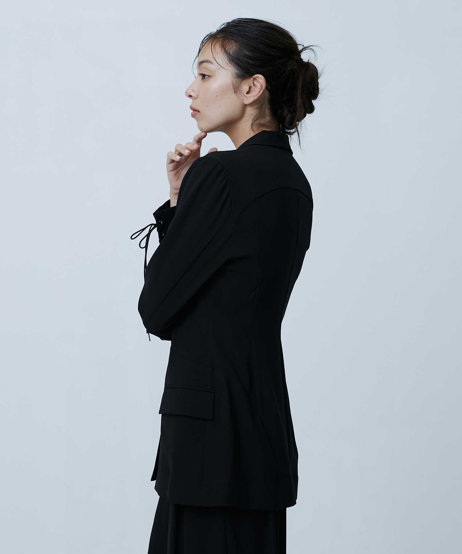 Crepe shirt jacket FETICO
