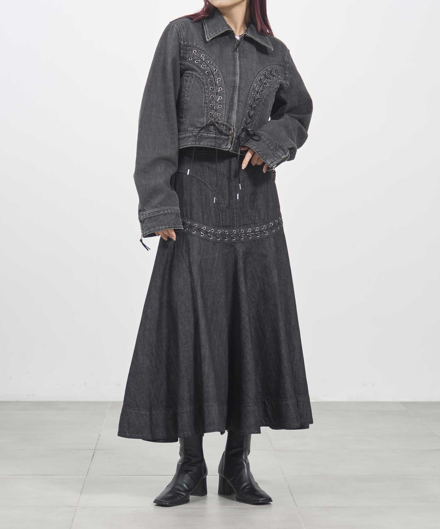 feticoジャケット FAUX-LEATHER QUILTED JACKET｜FETICO フェティコ