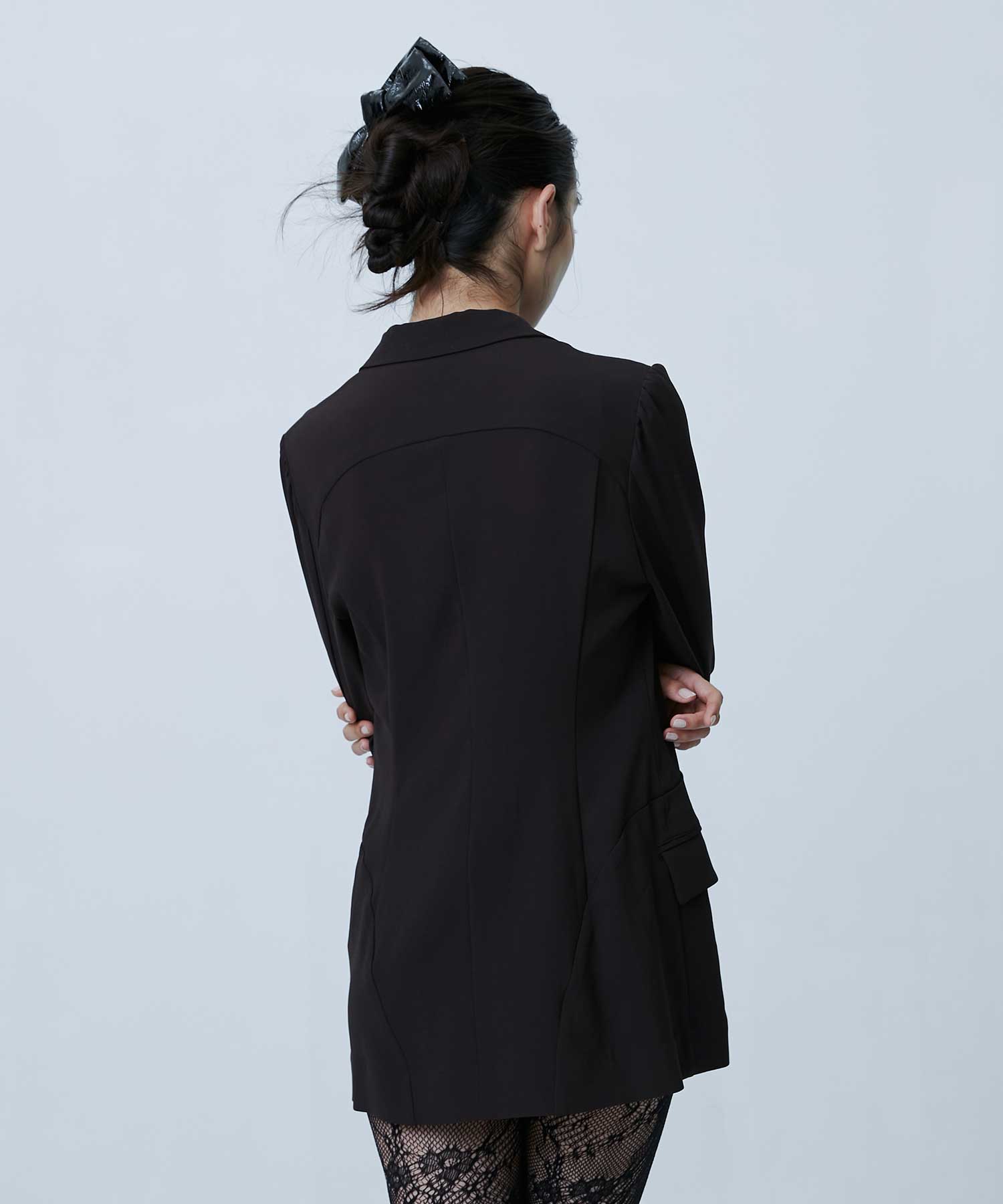 Crepe shirt jacket FETICO