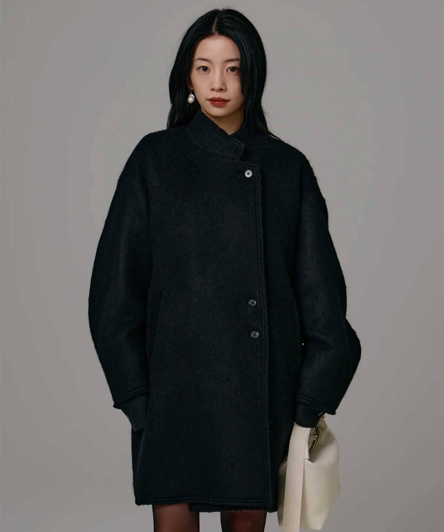 shaggy half coat Louren