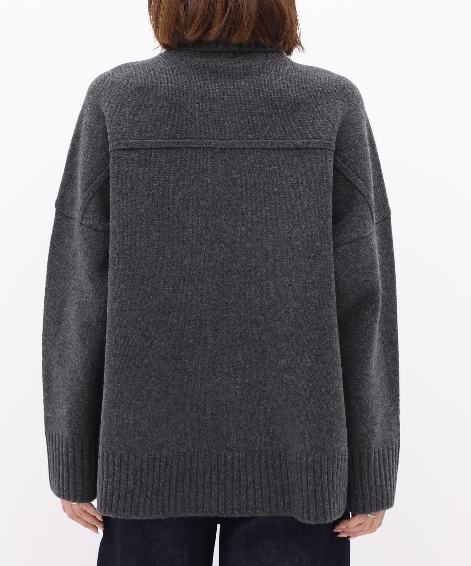 OVERSIZE TURTLENECK KNIT CINOH