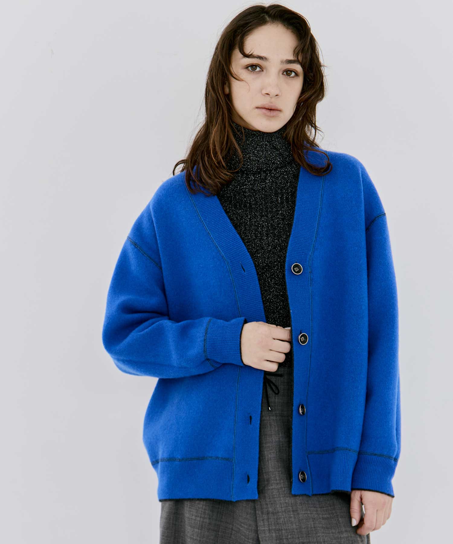 CASHMERE REVERSIBLE CARDIGAN THE TOKYO