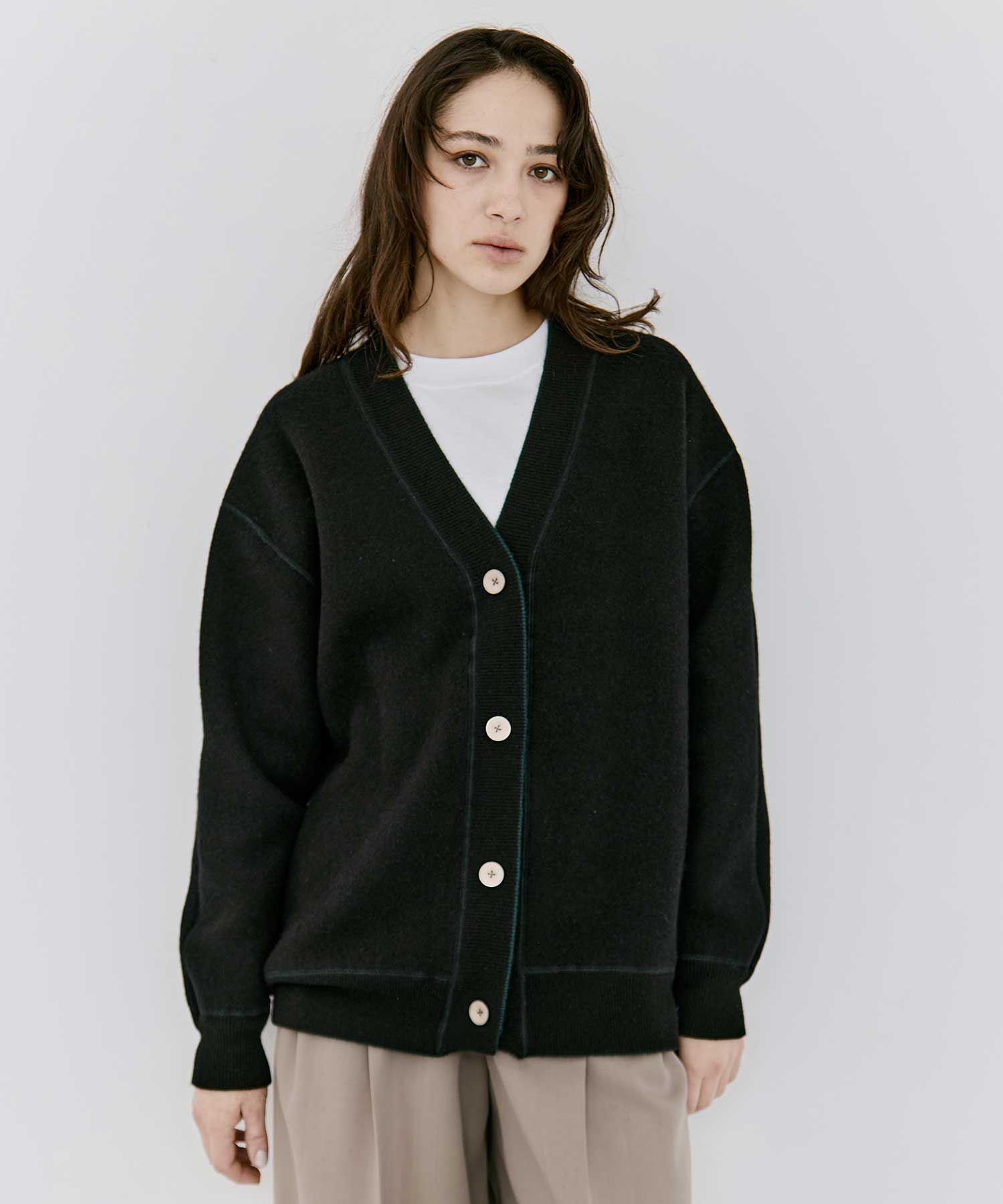 CASHMERE REVERSIBLE CARDIGAN THE TOKYO