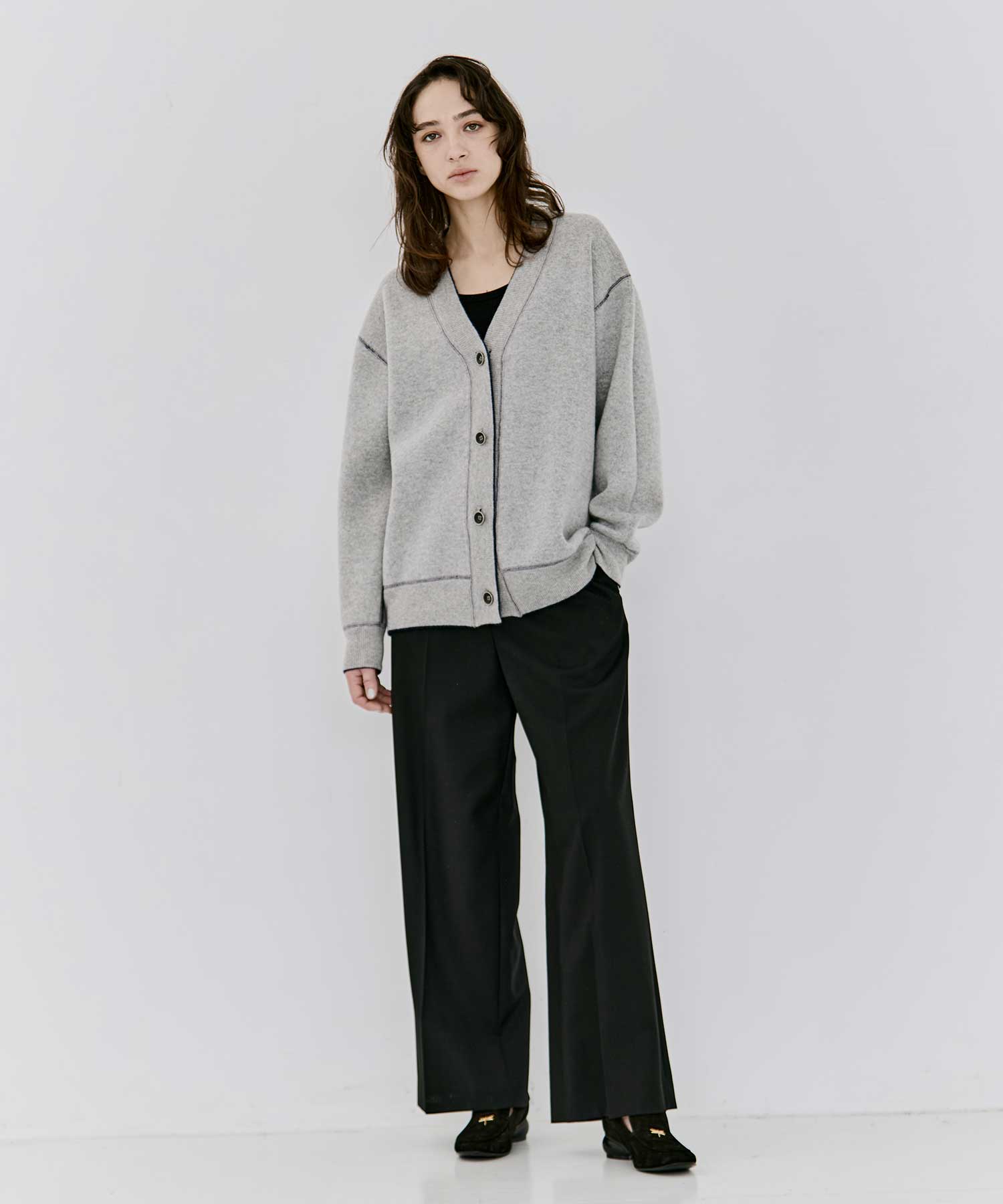 CASHMERE REVERSIBLE CARDIGAN THE TOKYO