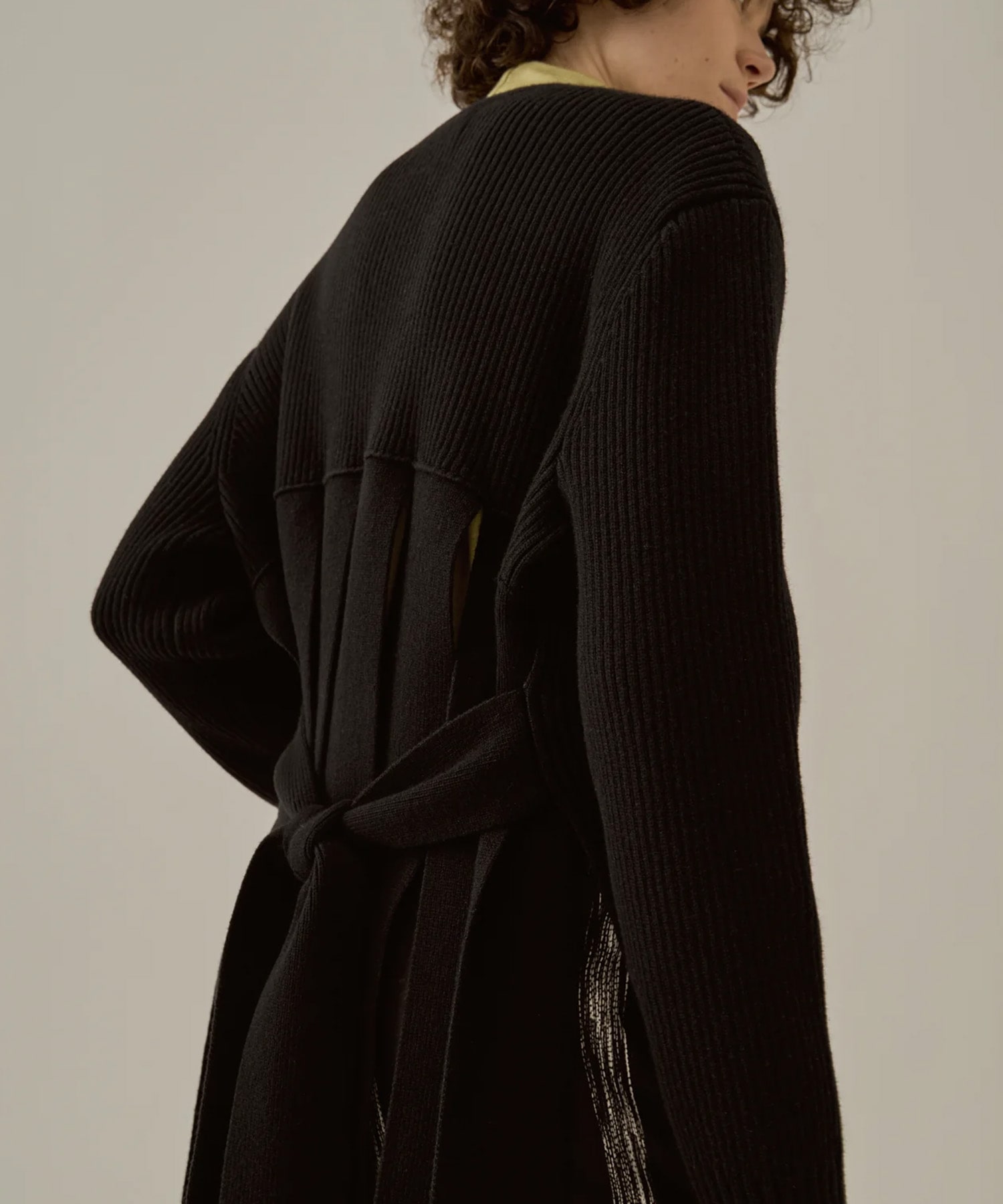 Margo long knit cardigan AKIRANAKA