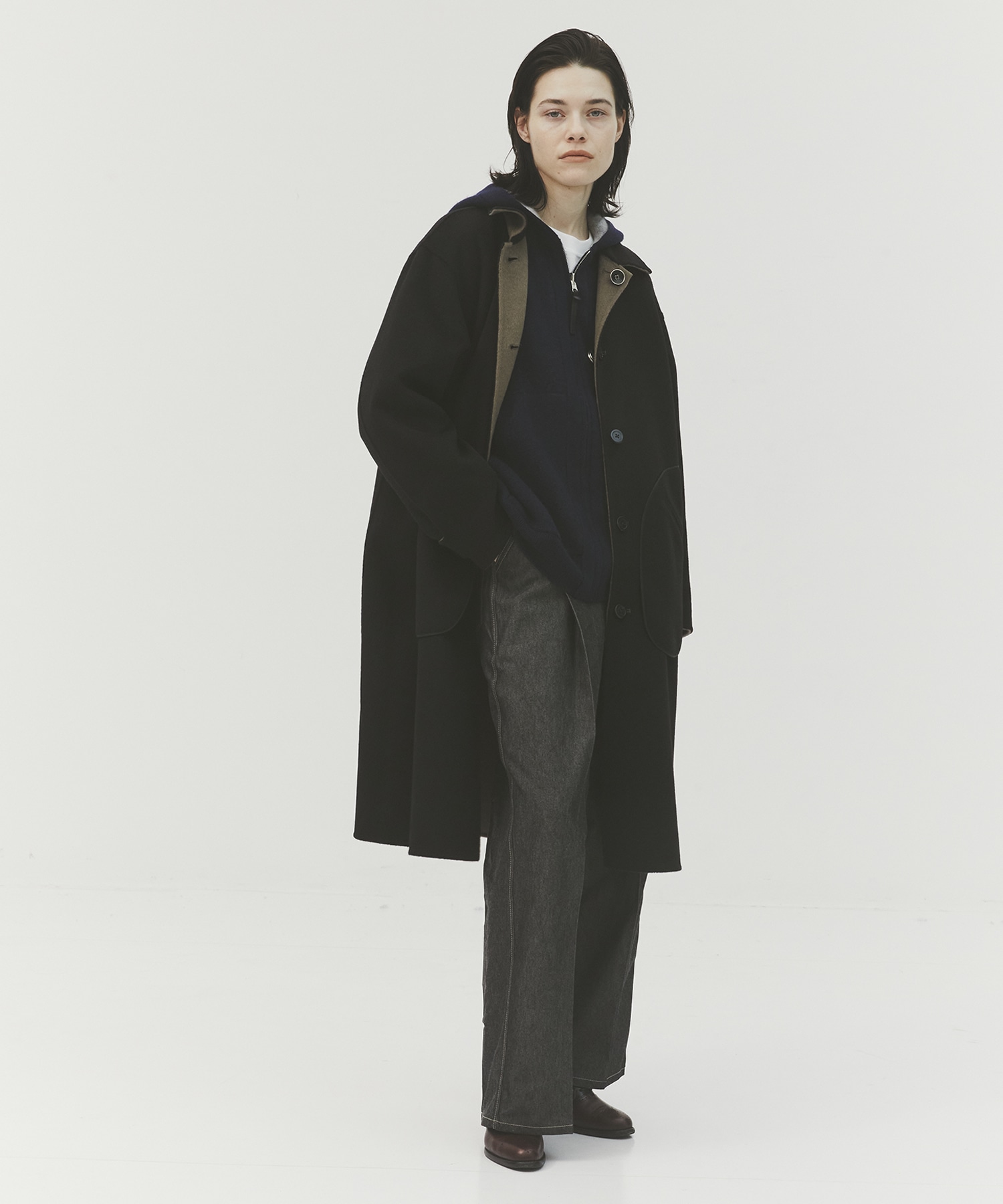 CASHMERE REVERSIBLE OVER COAT THE TOKYO