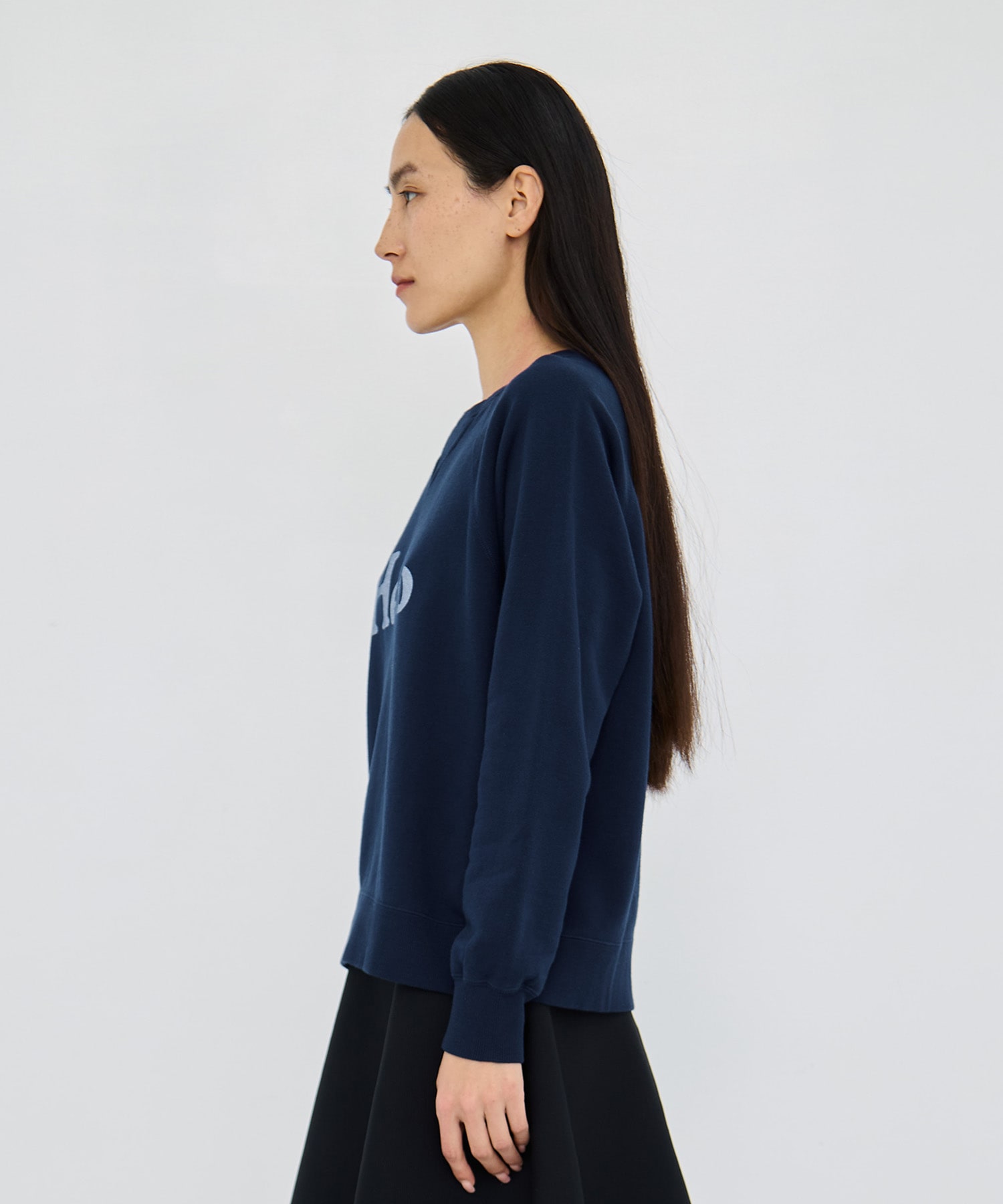 HELLO SWEAT L/S URAKE DYED MADISONBLUE