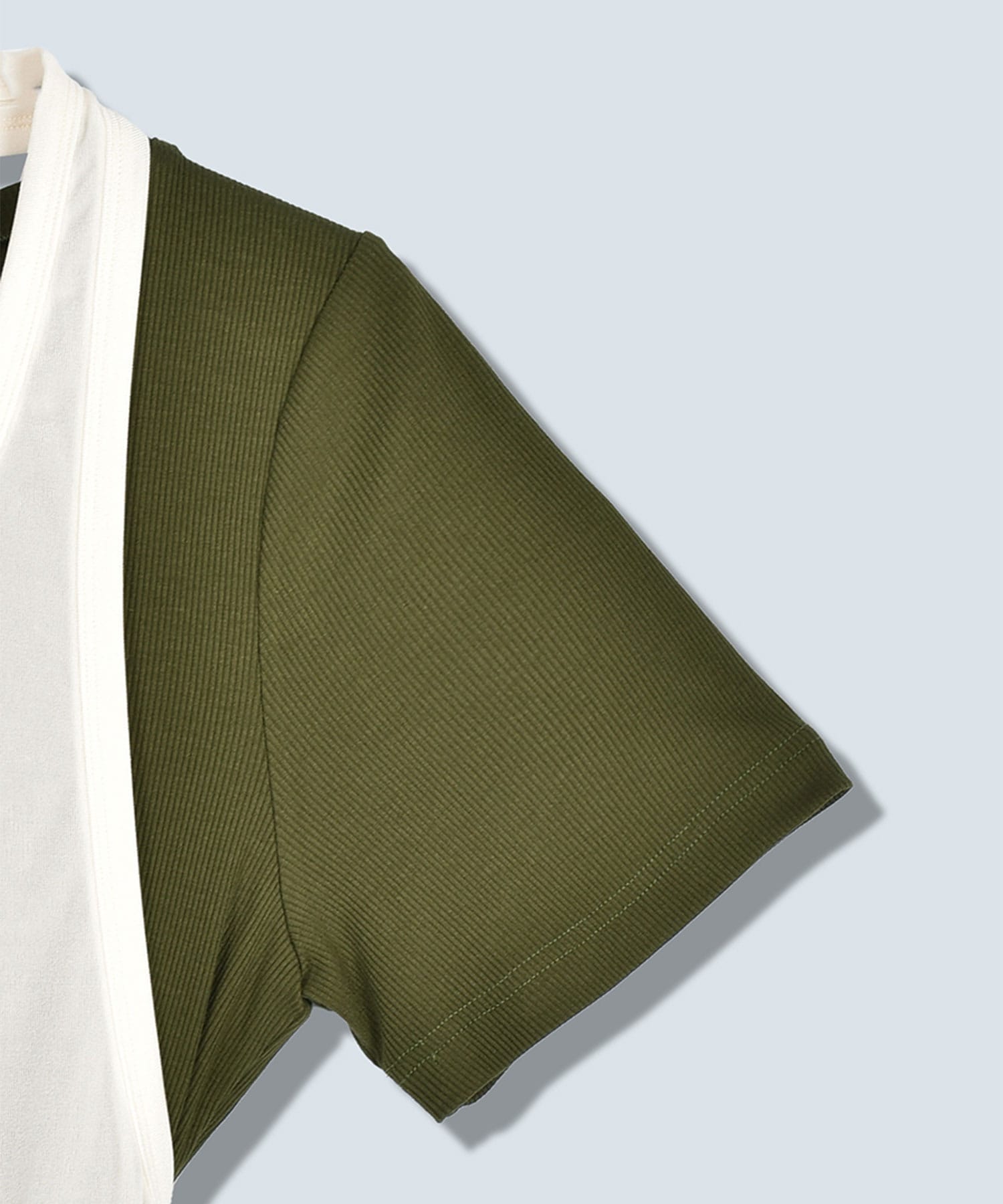 SHEER HALTER LAYERED T-SH OMMO