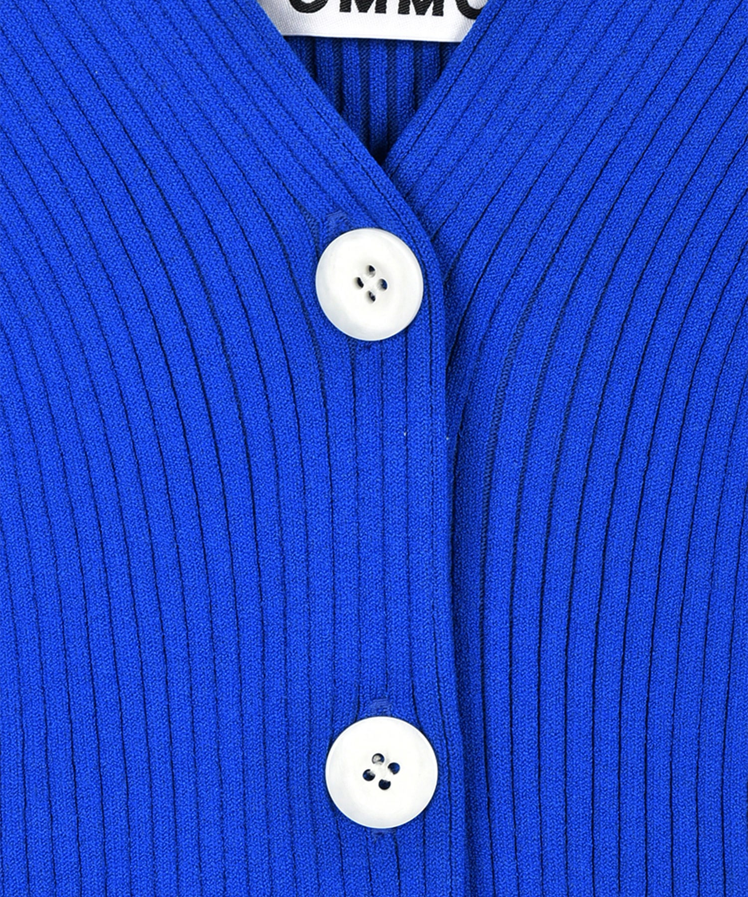 SIDE FLARE V NECK KNIT VEST OMMO