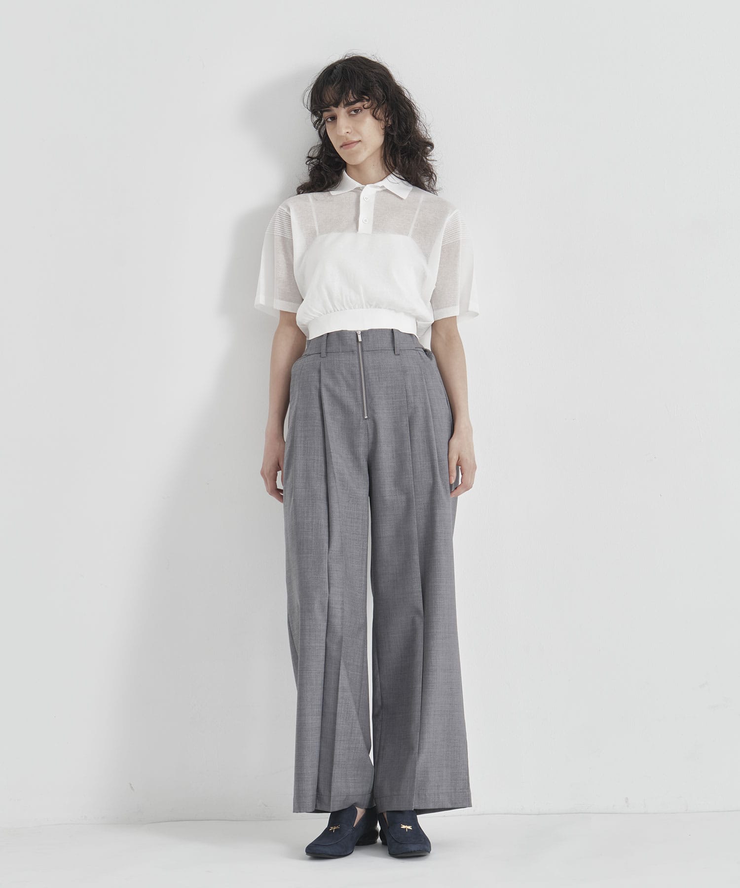 Front Zip Tuck Pants THE TOKYO