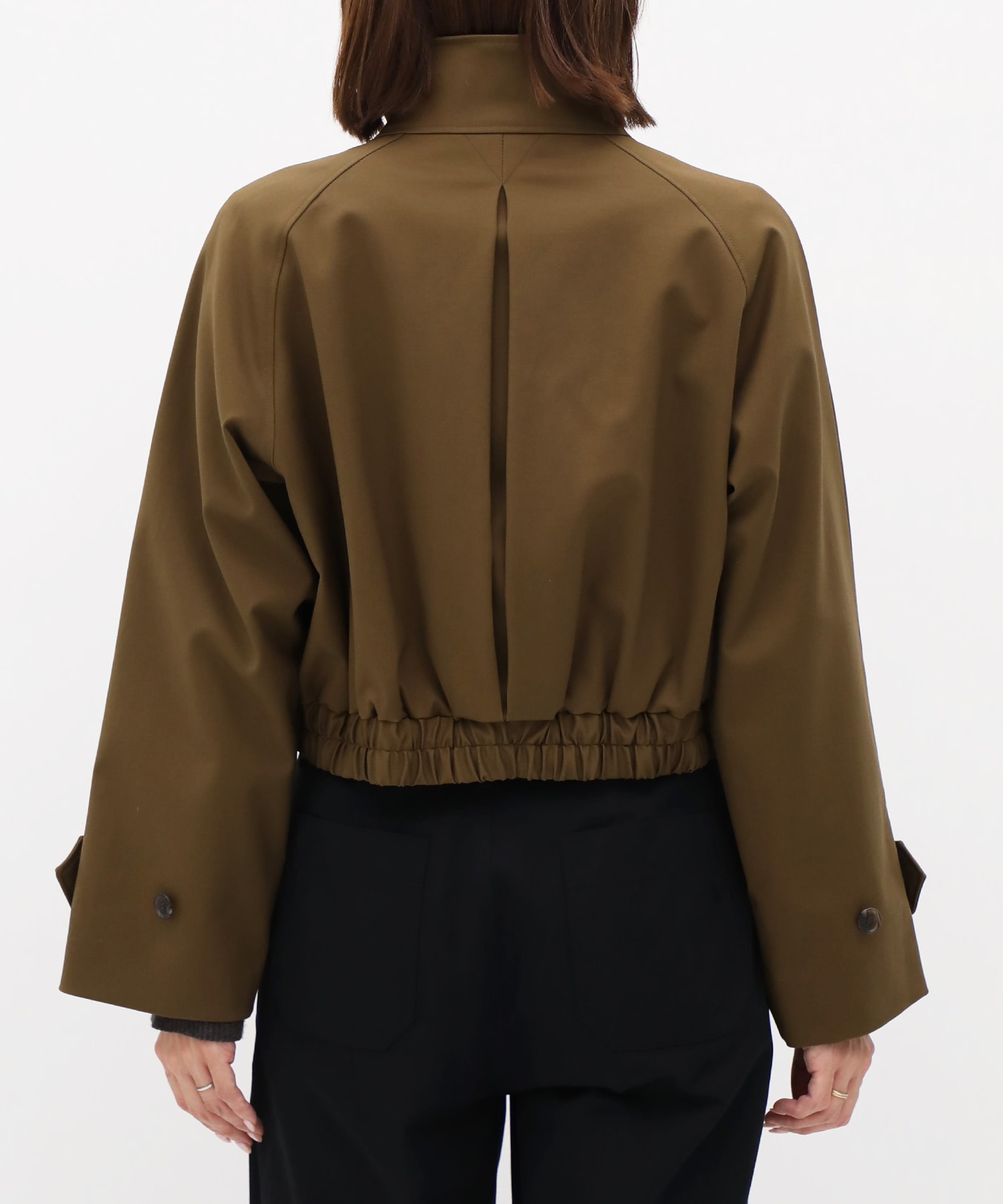 Double Cloth Stand Collar Blouson CITY TOKYO