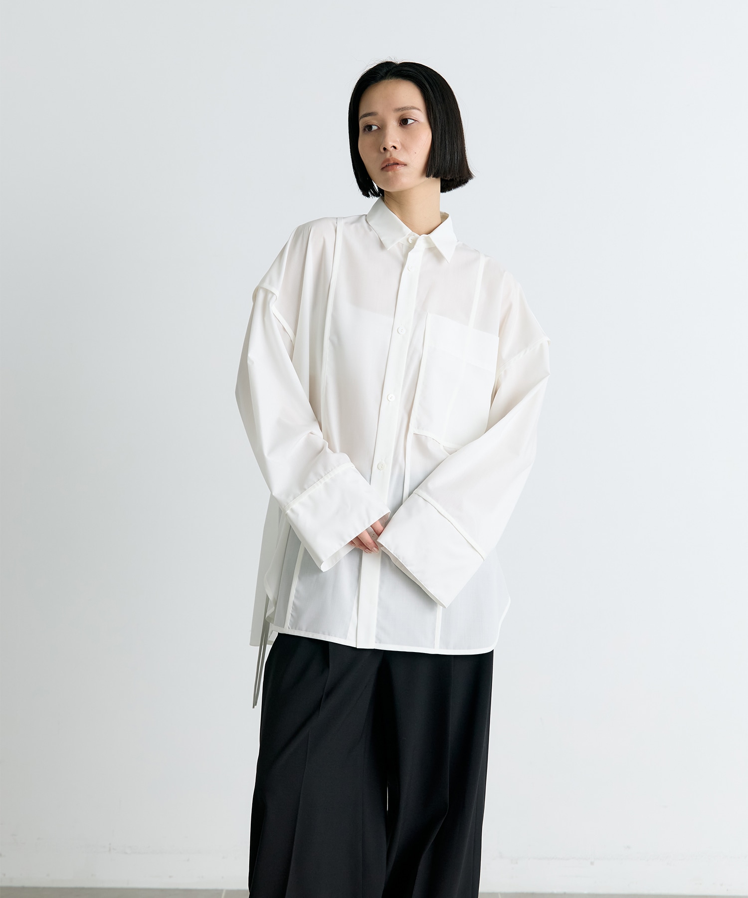 piping wide shirt nagonstans