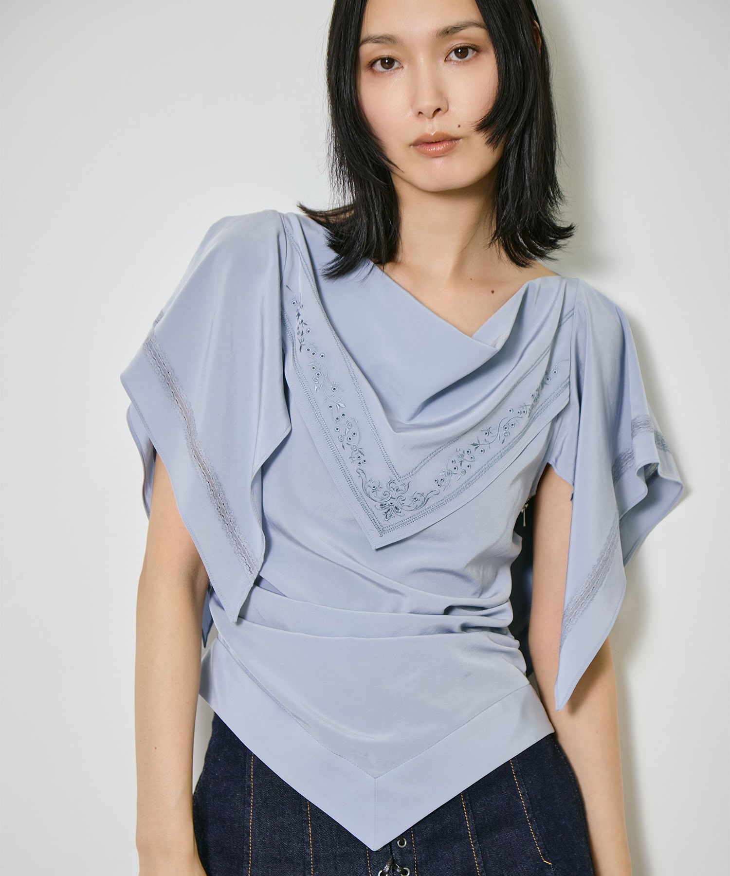別注 SCARF BLOUSE FETICO
