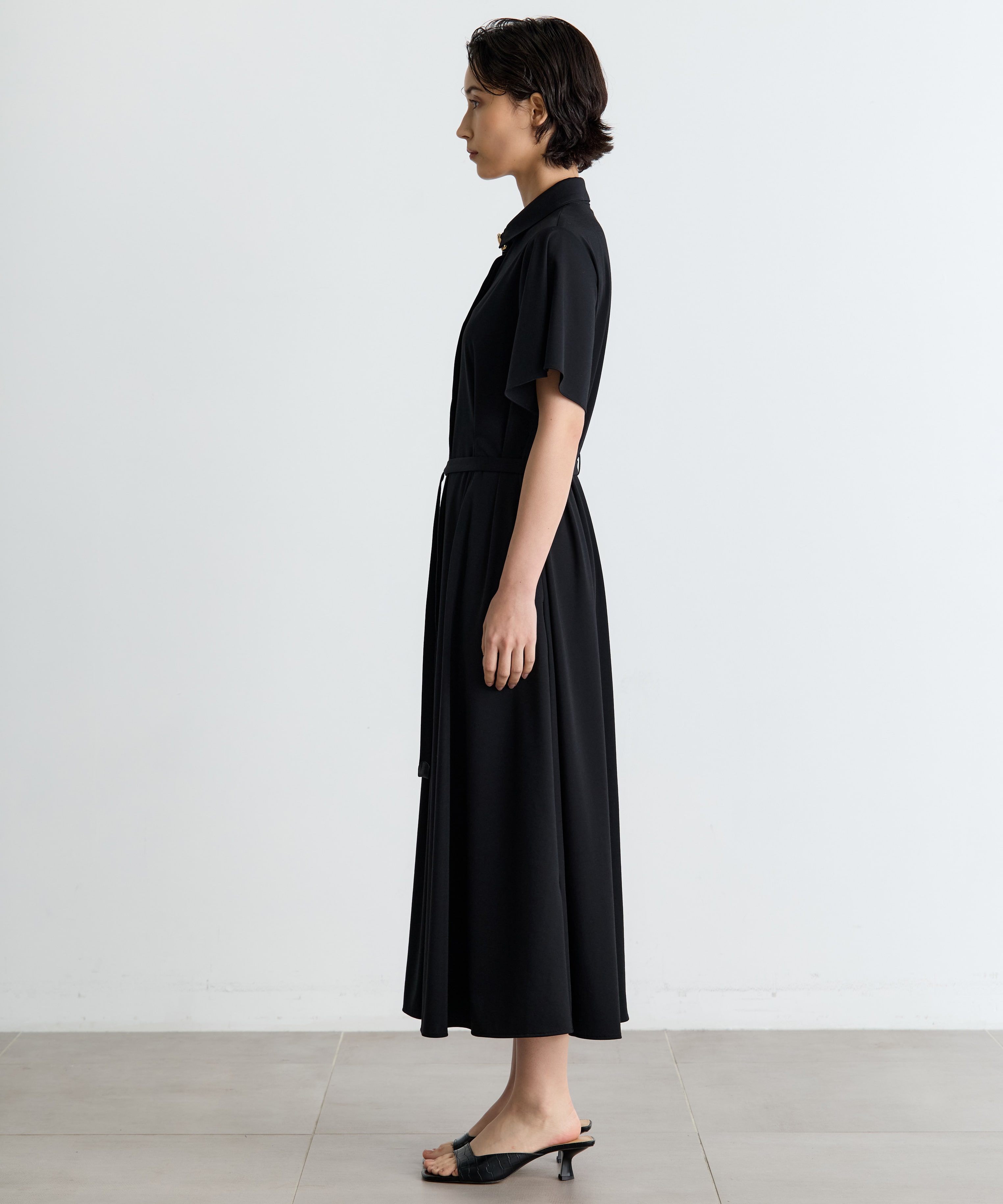 Drape Sleeve Dress THE TOKYO