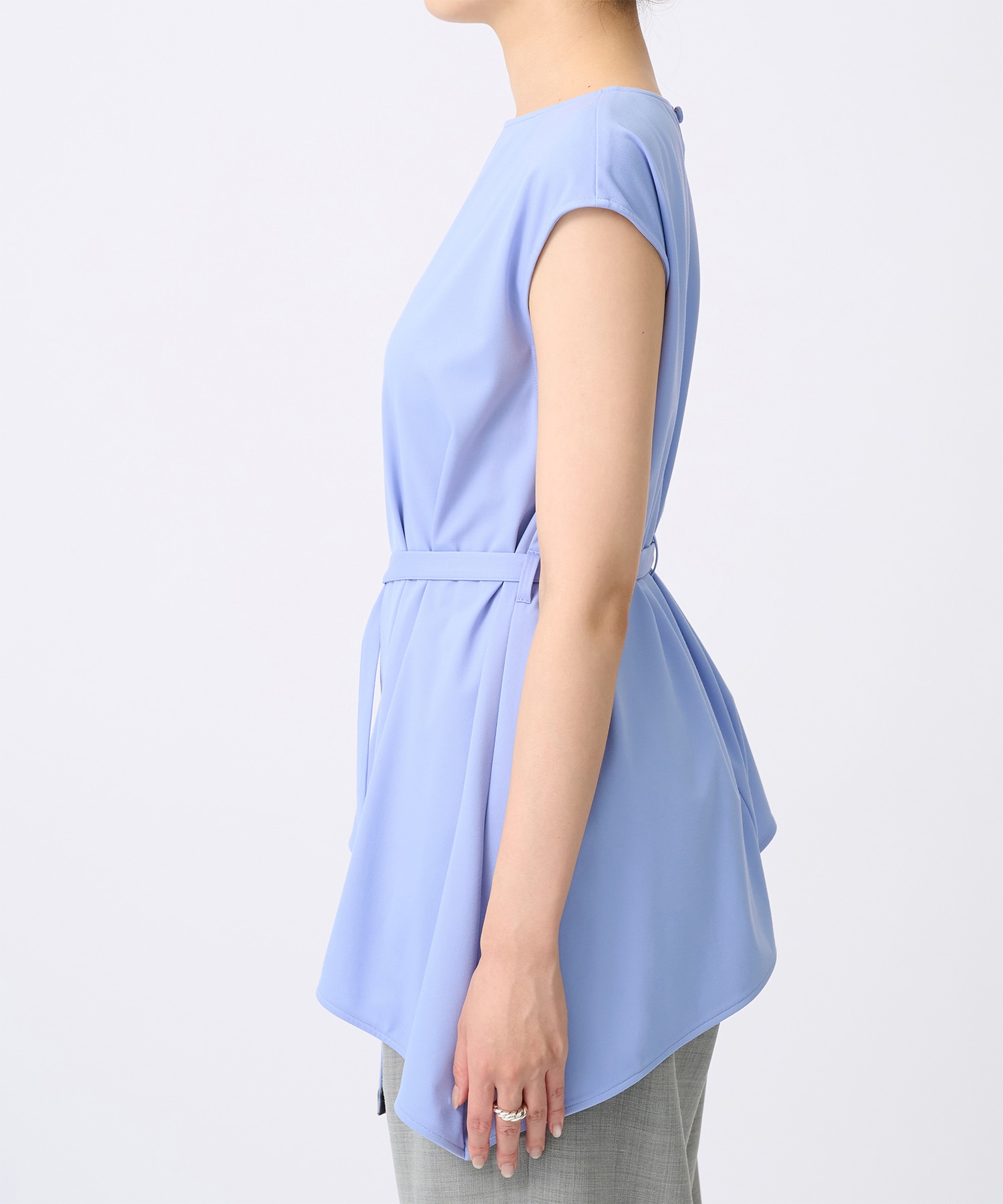 French Sleeve Asymmetry Tops THE TOKYO