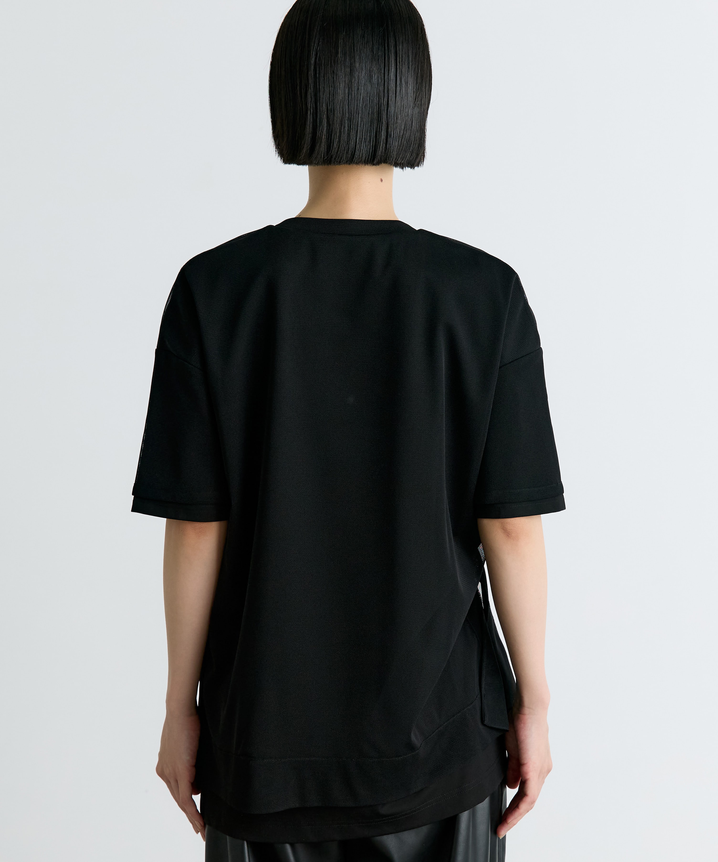 TULLE LAYERED T-SH OMMO