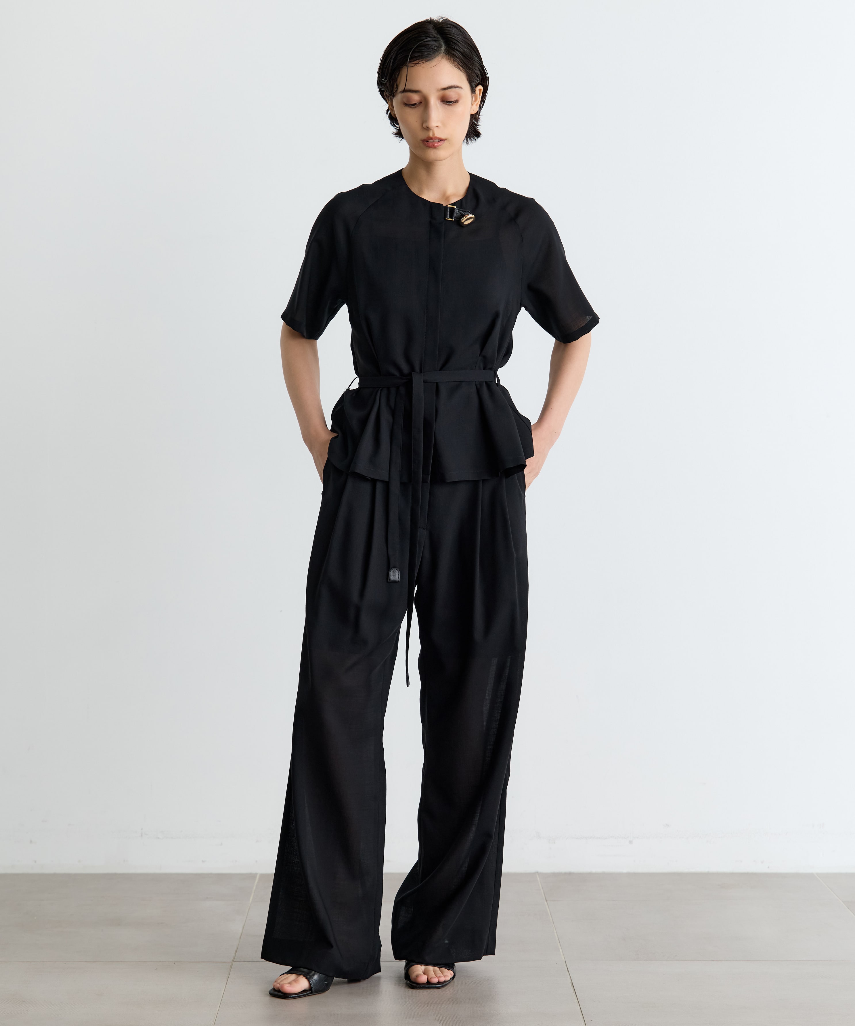 Waist Design Wide Pants THE TOKYO