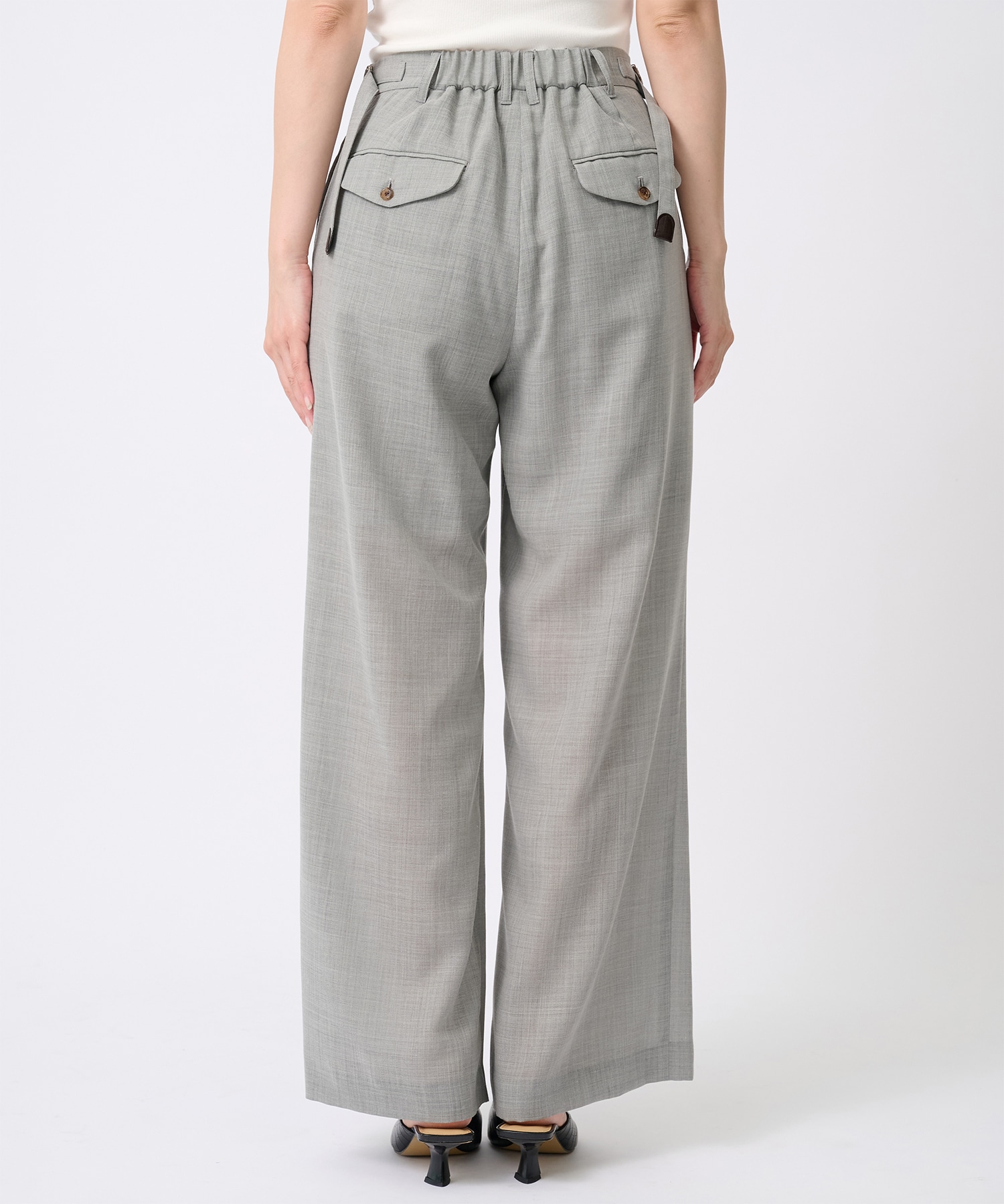 Waist Design Wide Pants THE TOKYO
