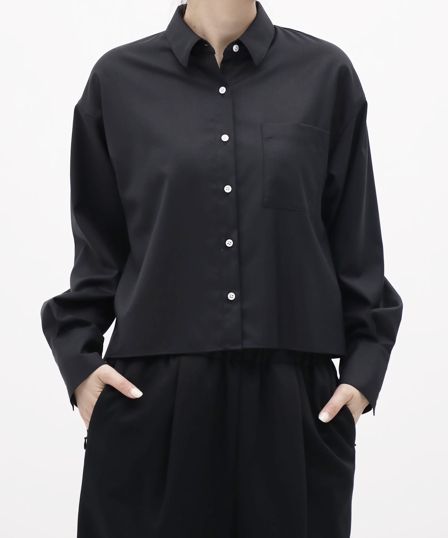 Short A-line L/S Shirt THE TOKYO