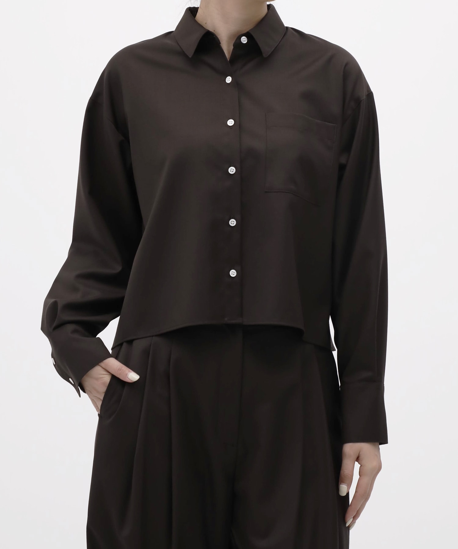 Short A-line L/S Shirt THE TOKYO