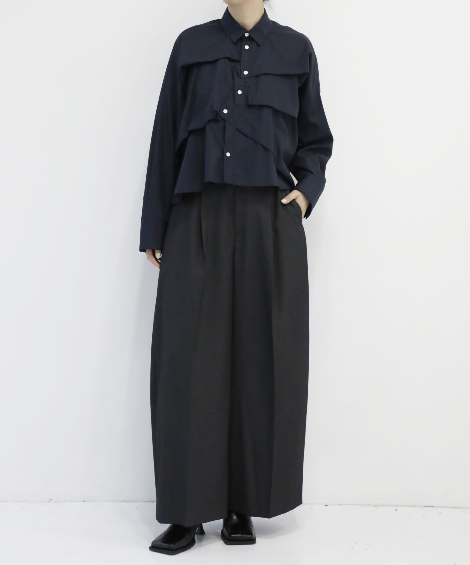 TUCK WIDE SHIRT ENFOLD