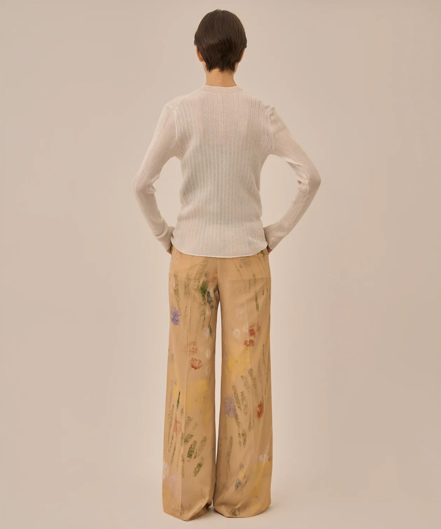 Basilia sequins knit pullover AKIRANAKA