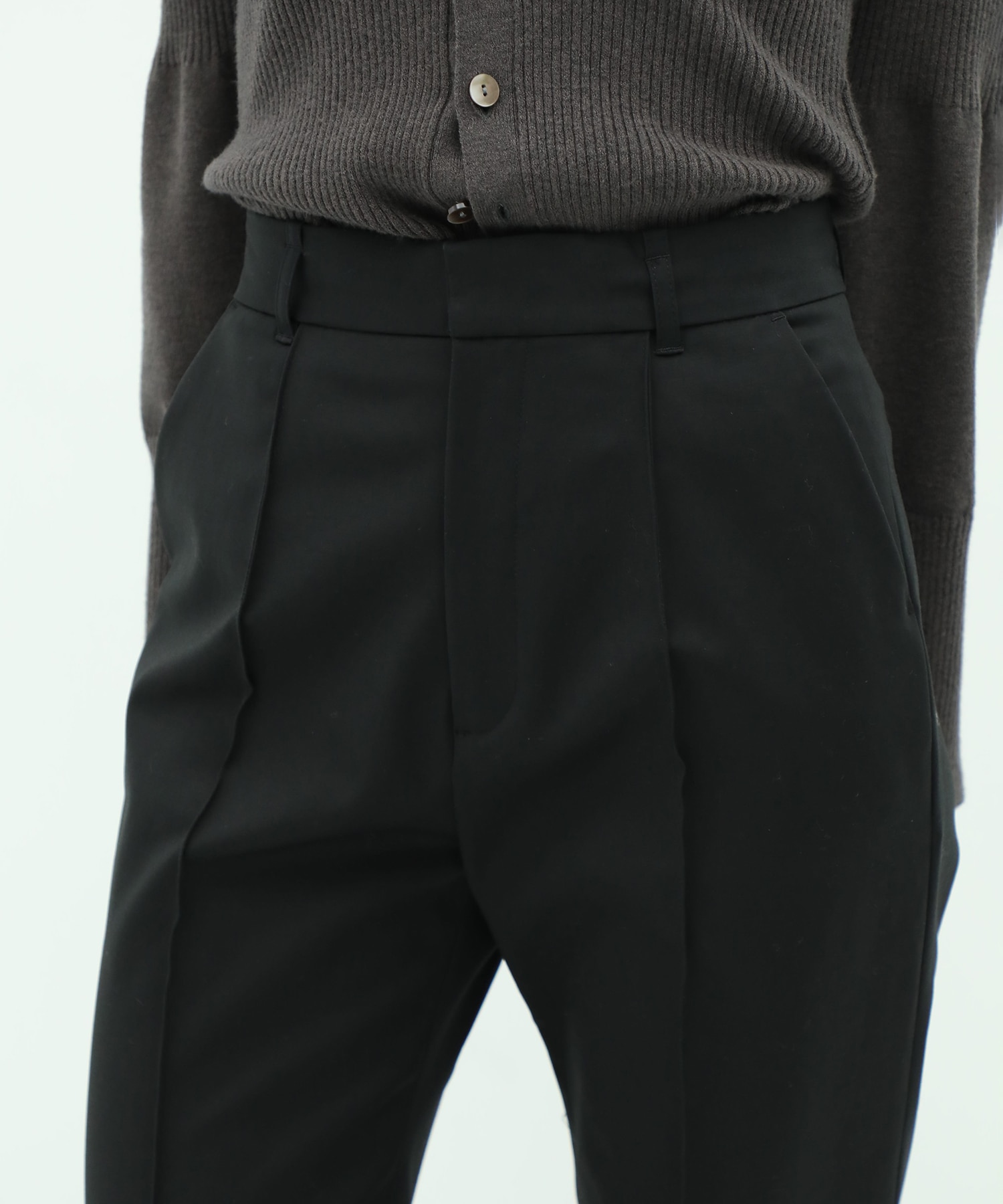 Double Cloth Slim Flare Pants CITY TOKYO