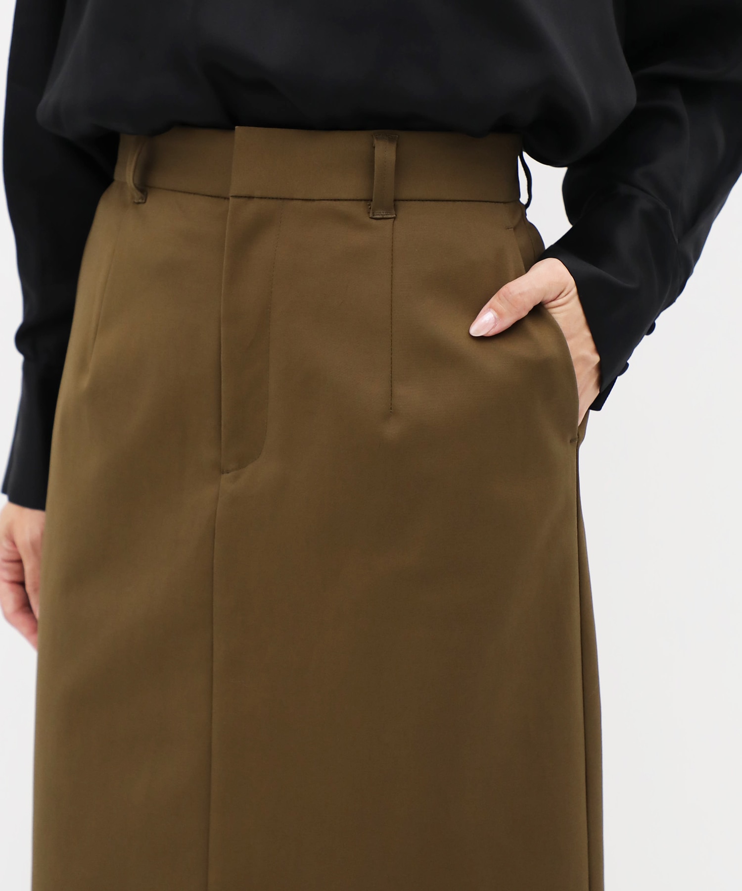 Double Cloth Pencil Skirt CITY TOKYO