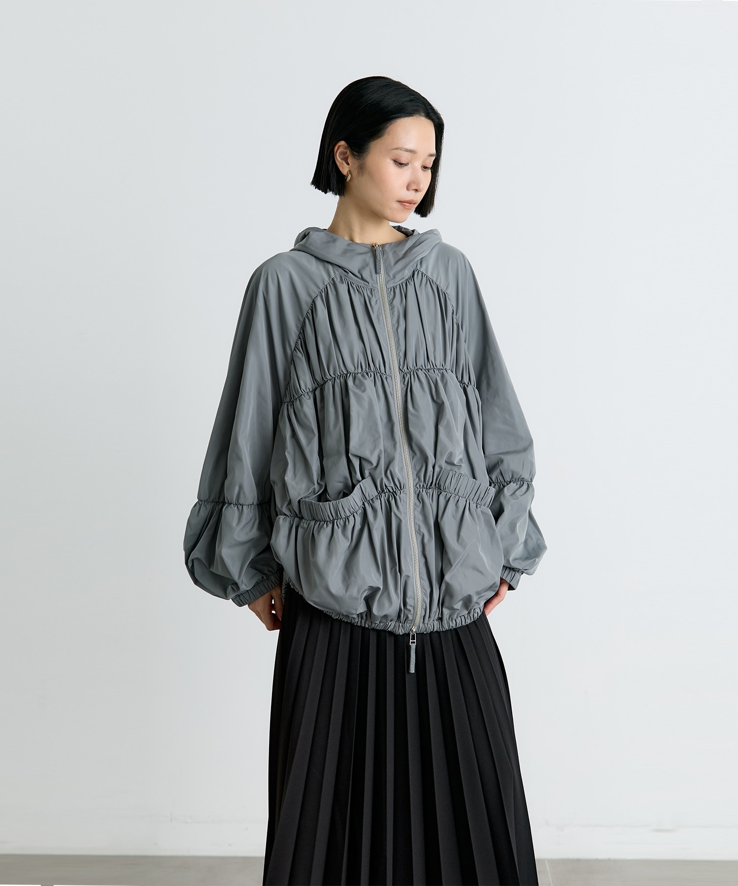 RAIN-CLOUD BLOUSON ENFOLD