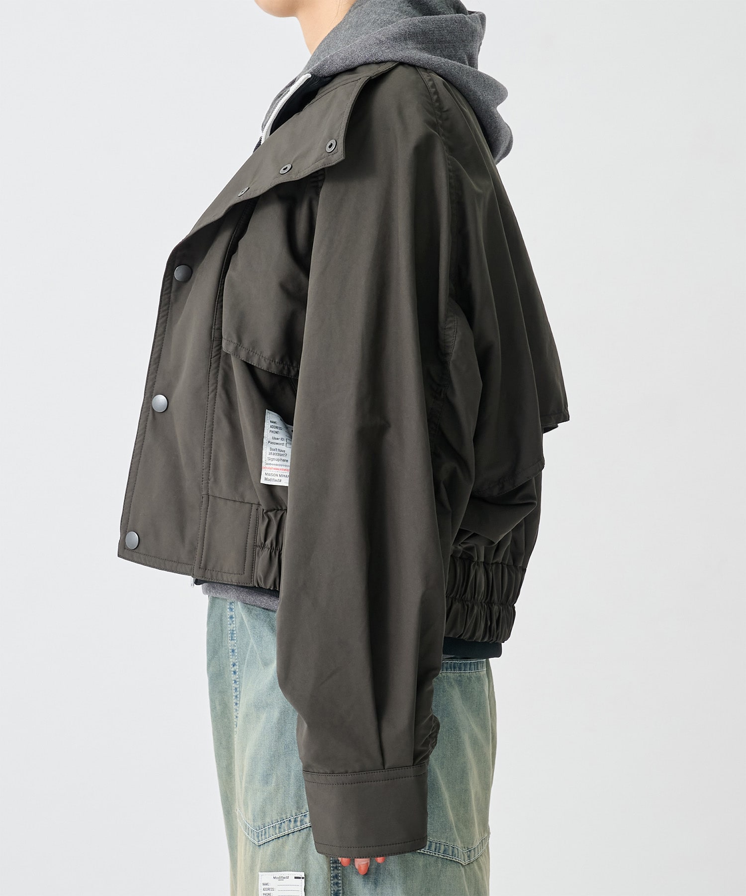 THREE LAYERED BONBER JACKET Maison MIHARA YASUHIRO