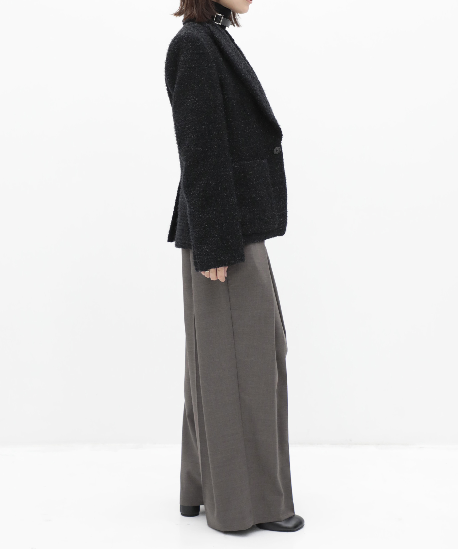 Square-Shoulder Tailored Jacket KEISUKEYOSHIDA