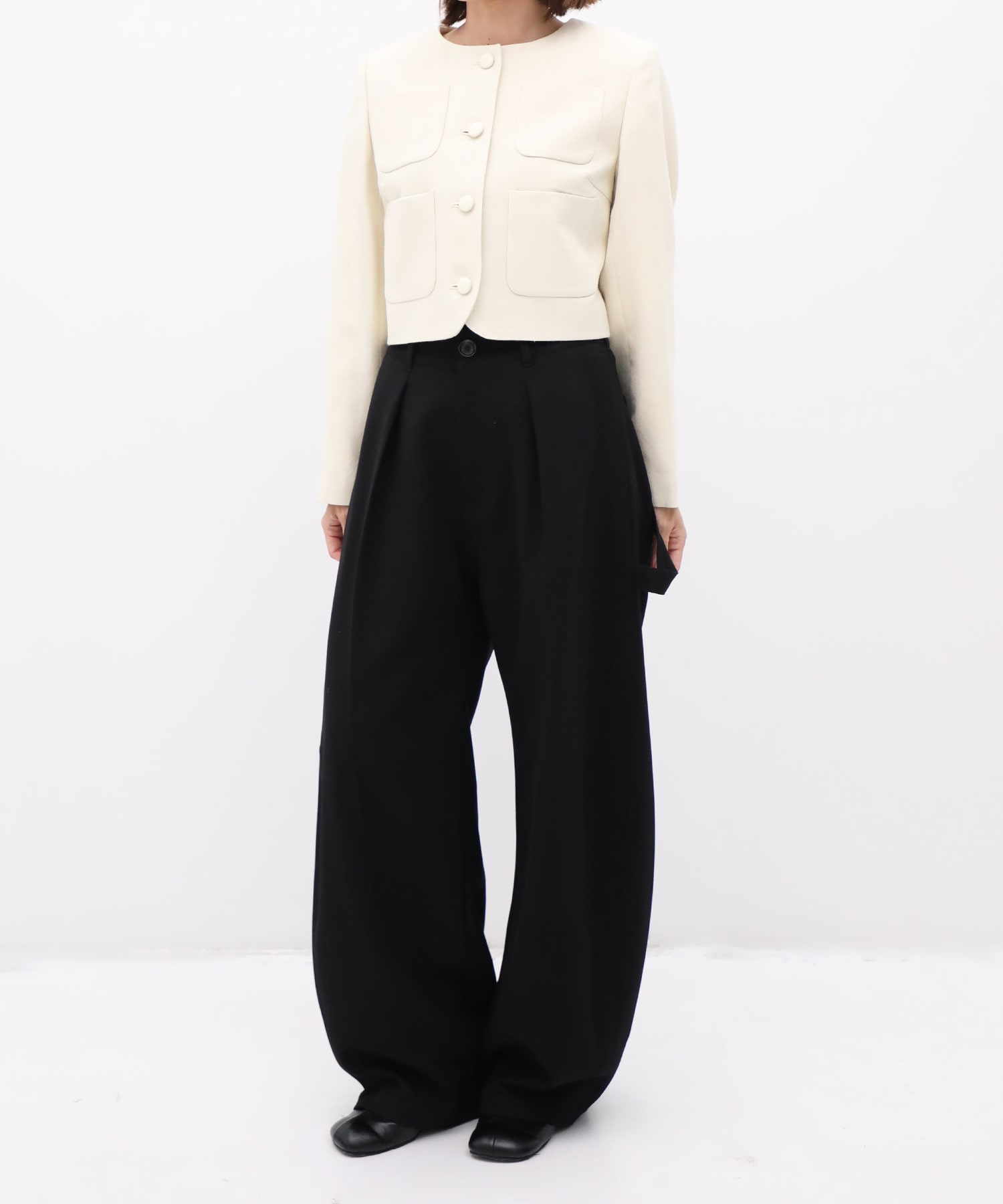Wool Boxy Jacket CITY TOKYO