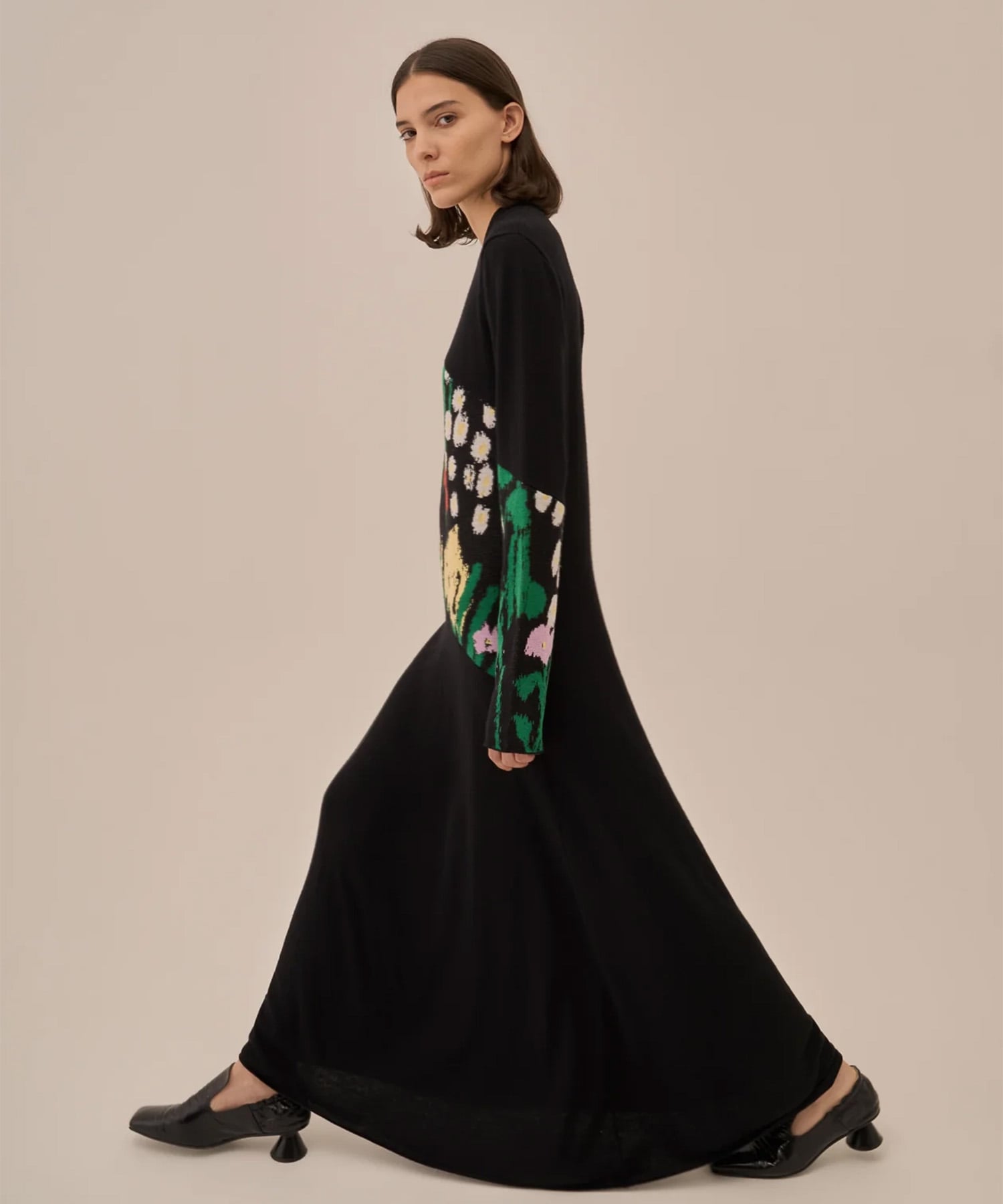 Sabi knit dress AKIRANAKA
