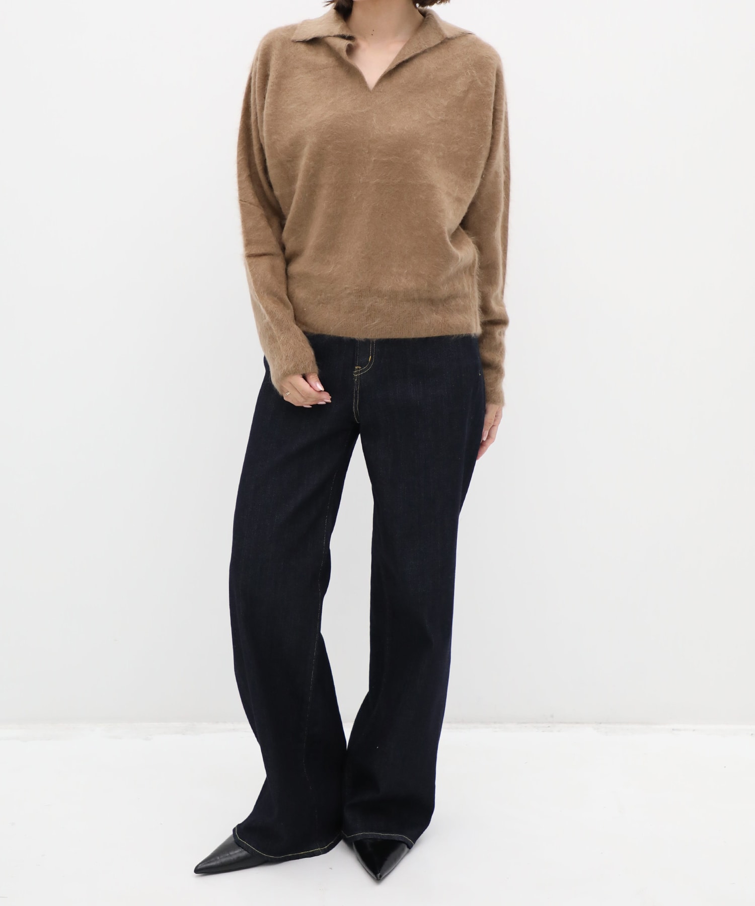 ROYAL CASHMERE FUR SKIPPER POLO ATON