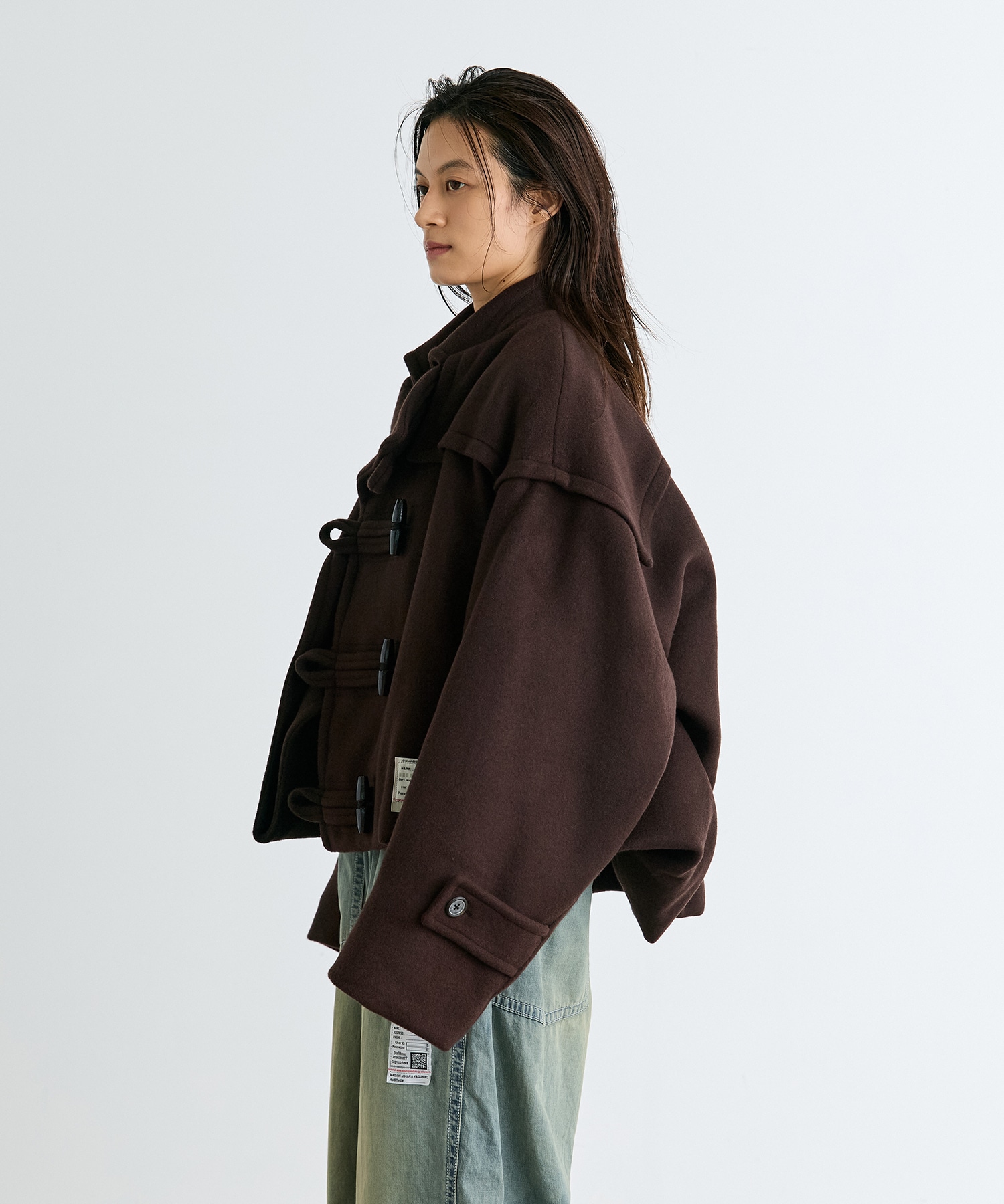 ROLL-UP HEM DUFFLE COAT Maison MIHARA YASUHIRO