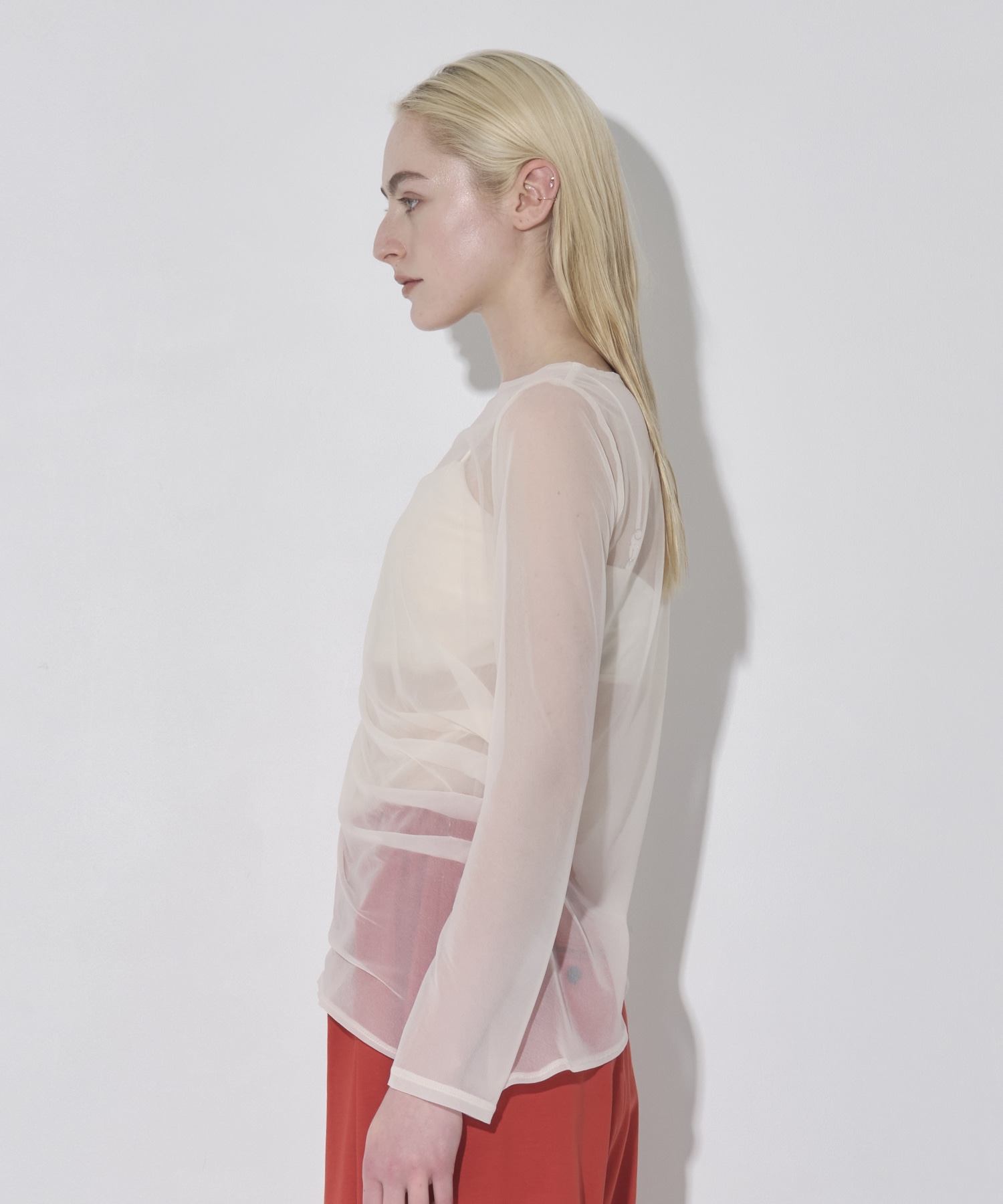 Tack Layered SheerT-Shirt RITAN