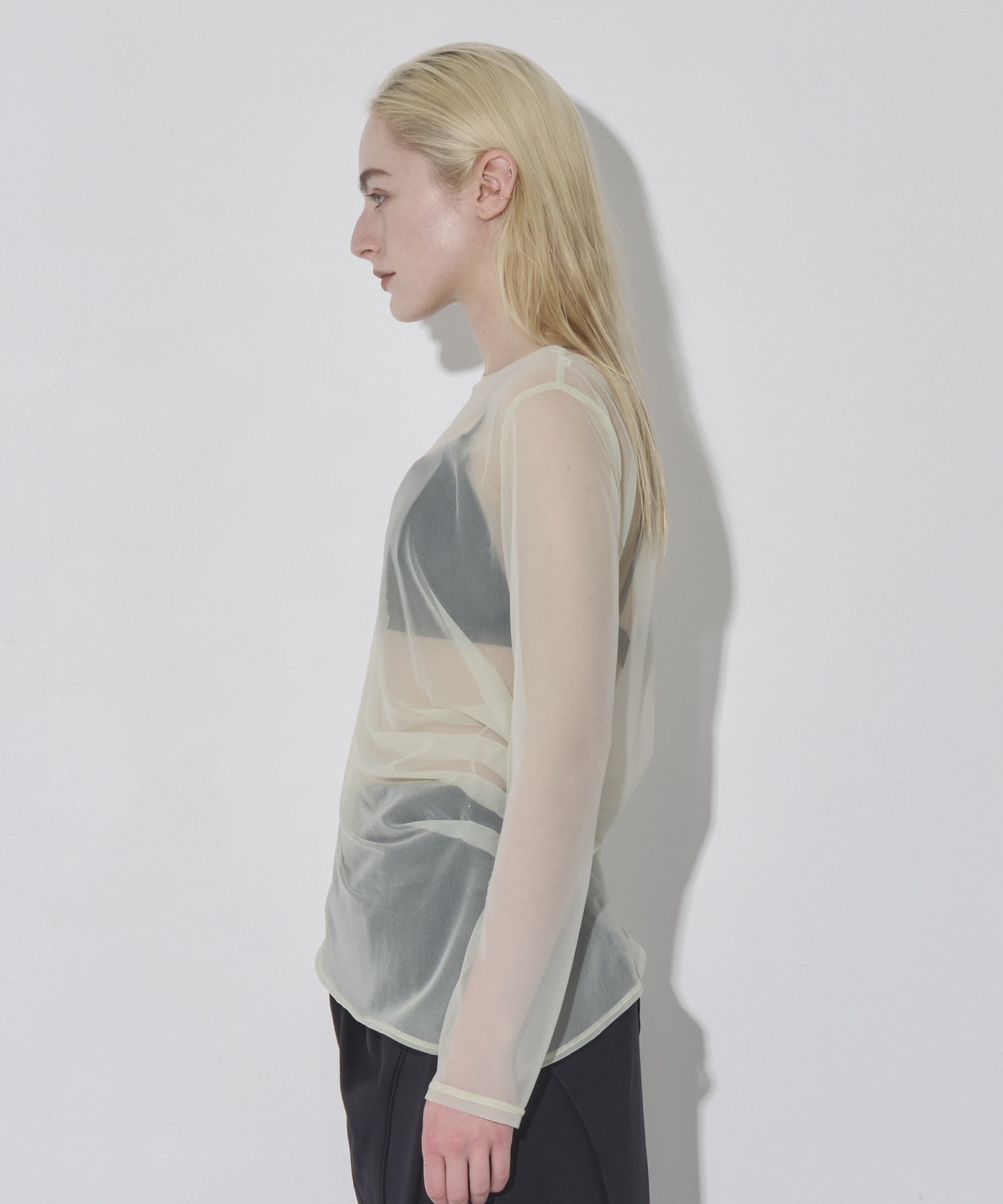 Tack Layered SheerT-Shirt RITAN
