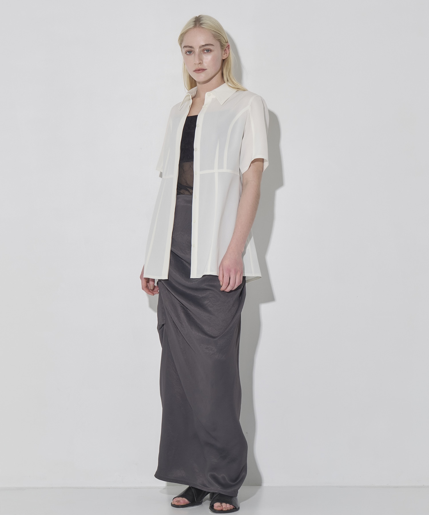 Satin Tack Skirt RITAN