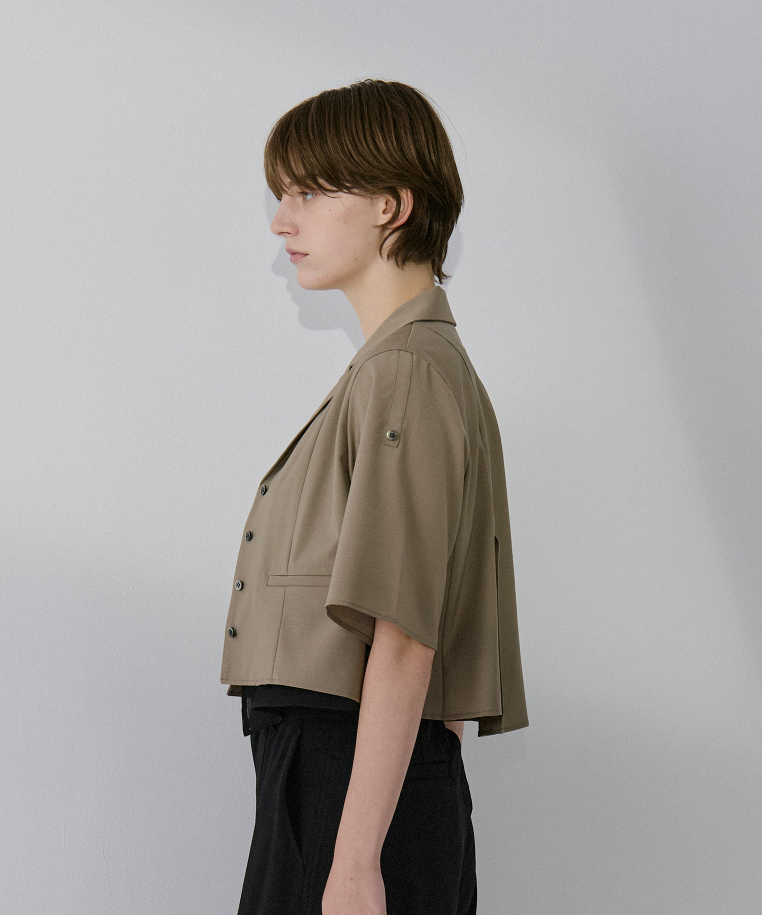 Open Collar Short  Shirts RITAN