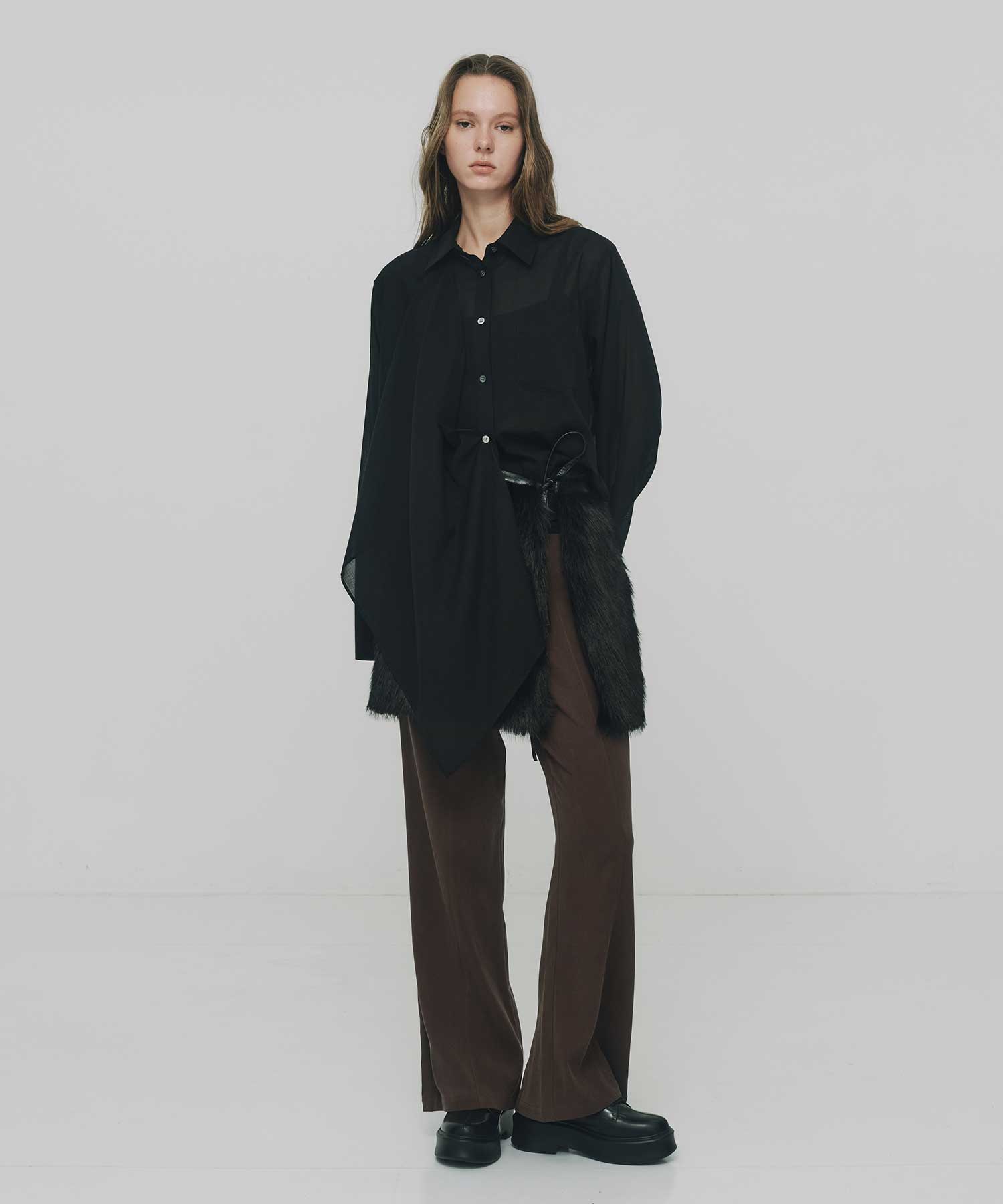 Asym Cape  Shirts RITAN