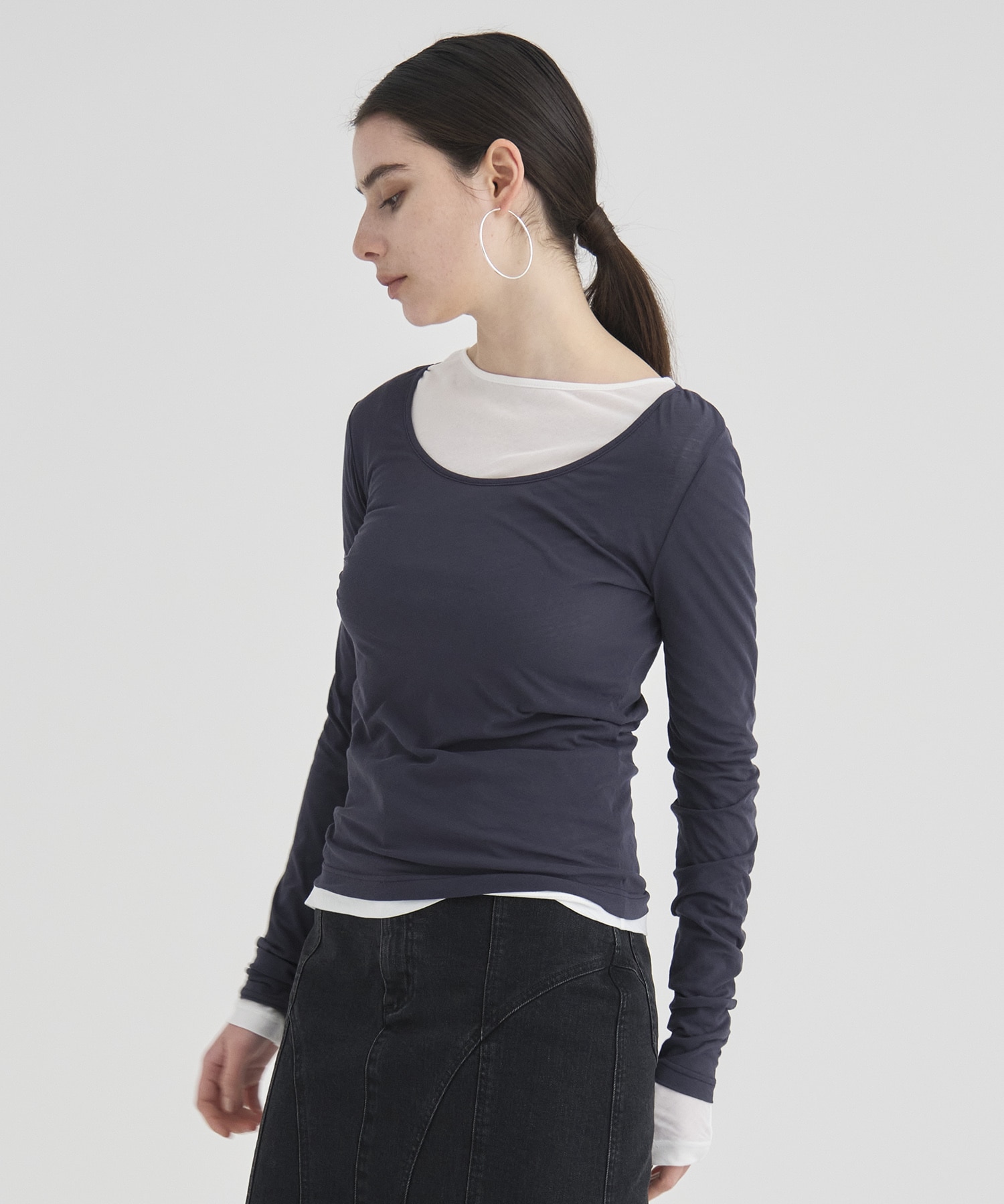 Wrap Long Sleeve T-shirt RITAN