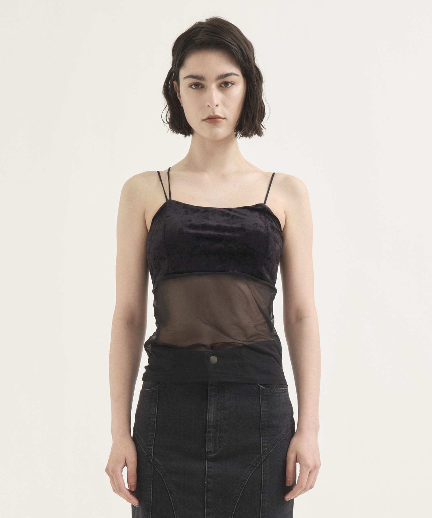 Cupin Velour Asym Camisole RITAN