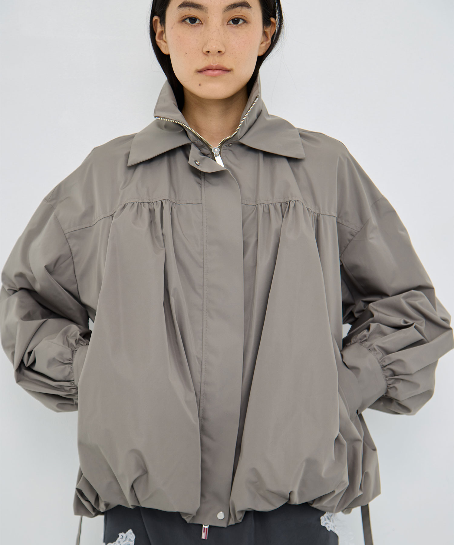 Balloon Silk Blouson RITAN