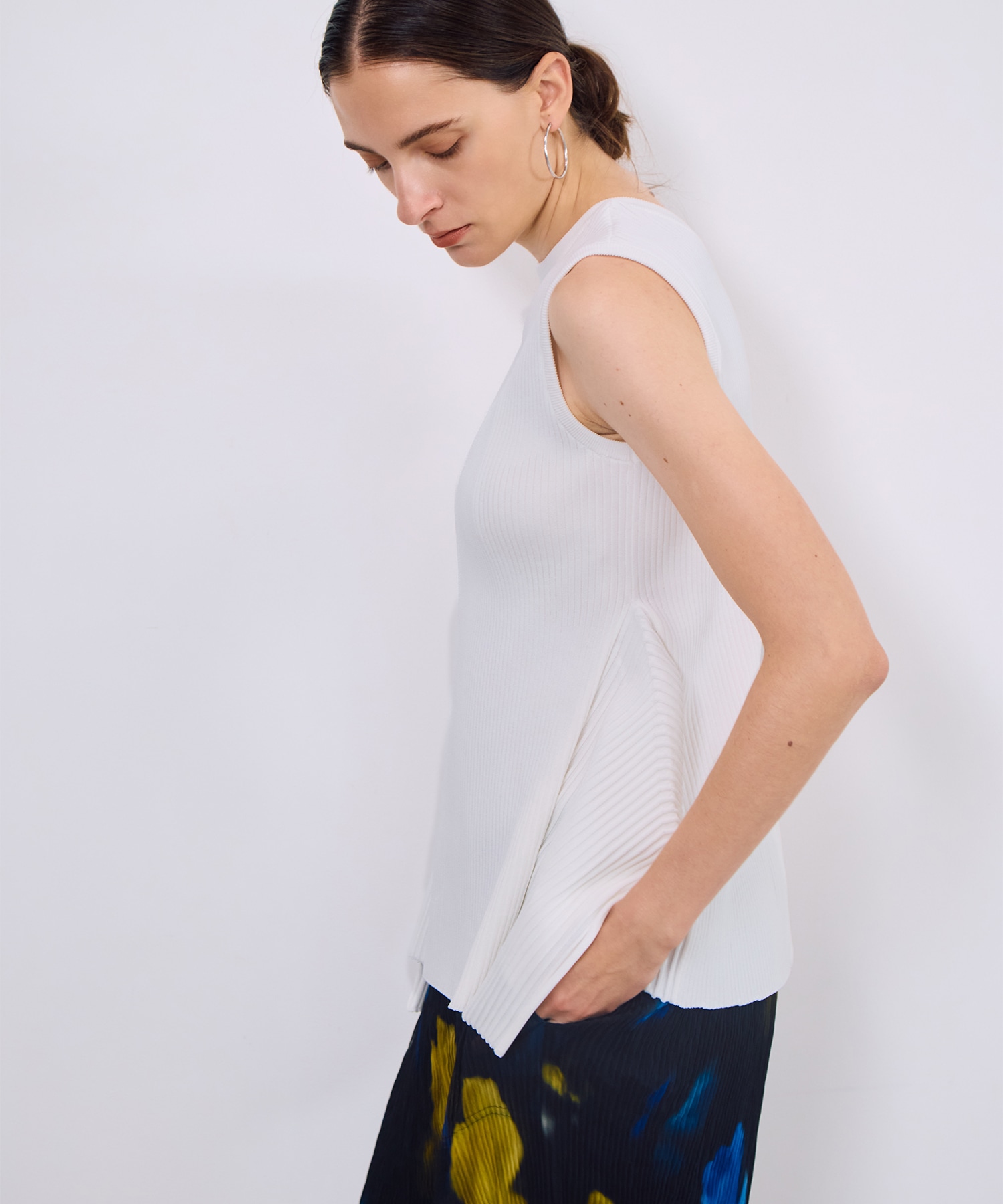 Pattern Arrange Rib Knit RITAN