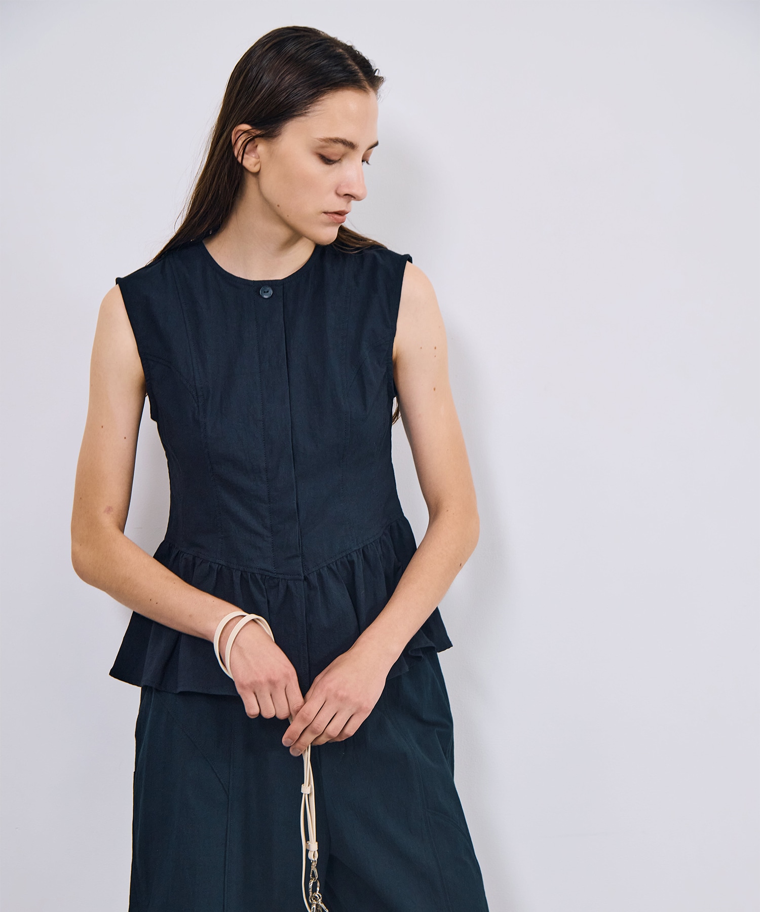 Peplum Cotton Vest RITAN